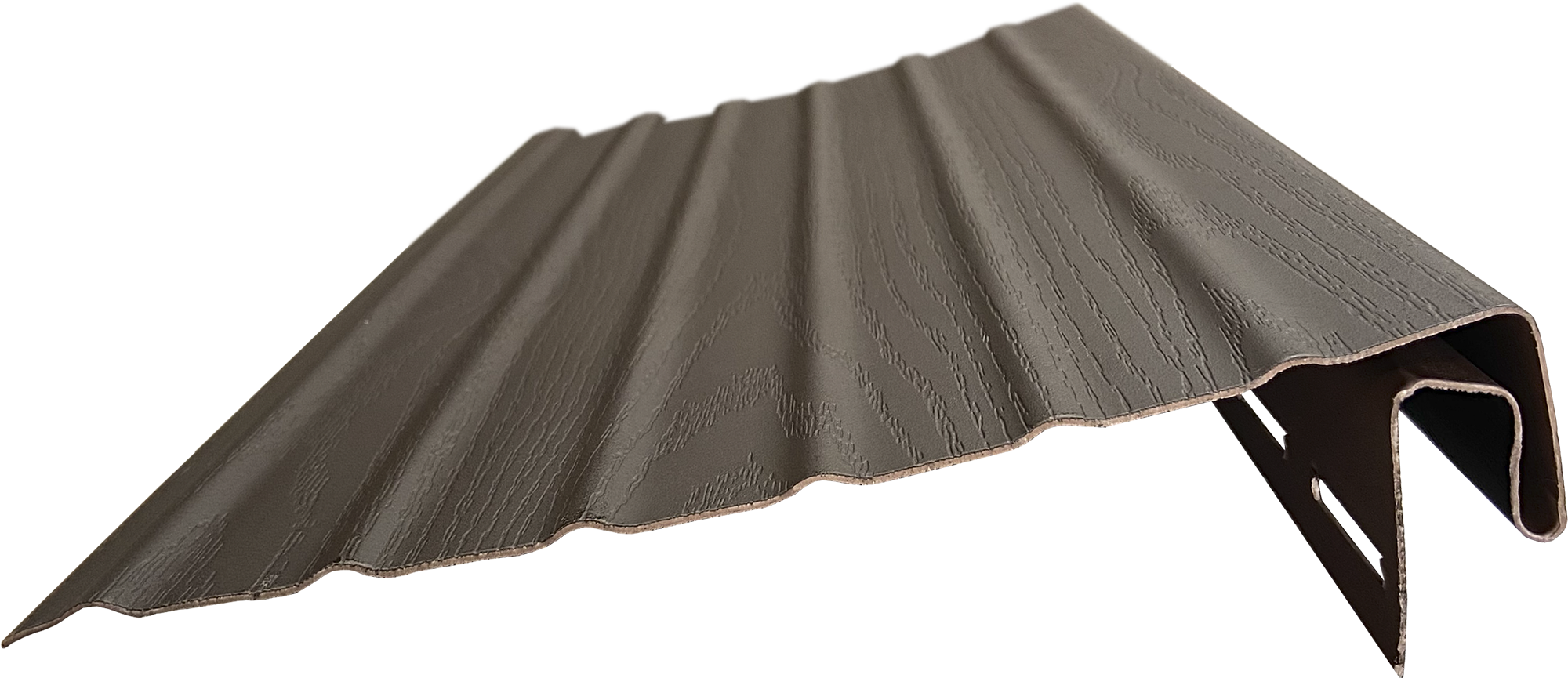 J-Профиль для фасадных панелей MONLID с фаской цвет коричневый