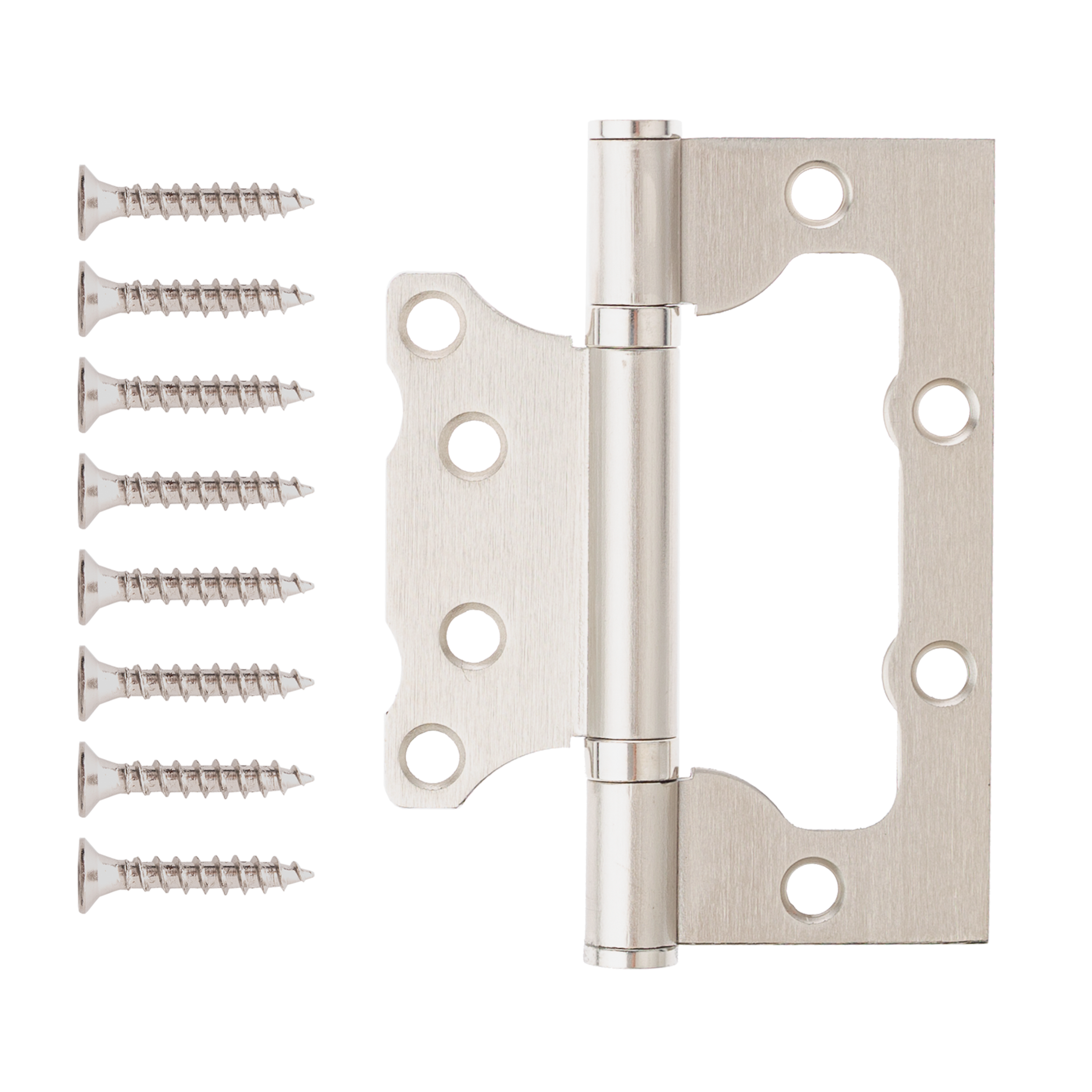 Петля бабочка Vanger 100x75x2.3 мм сталь цвет никель