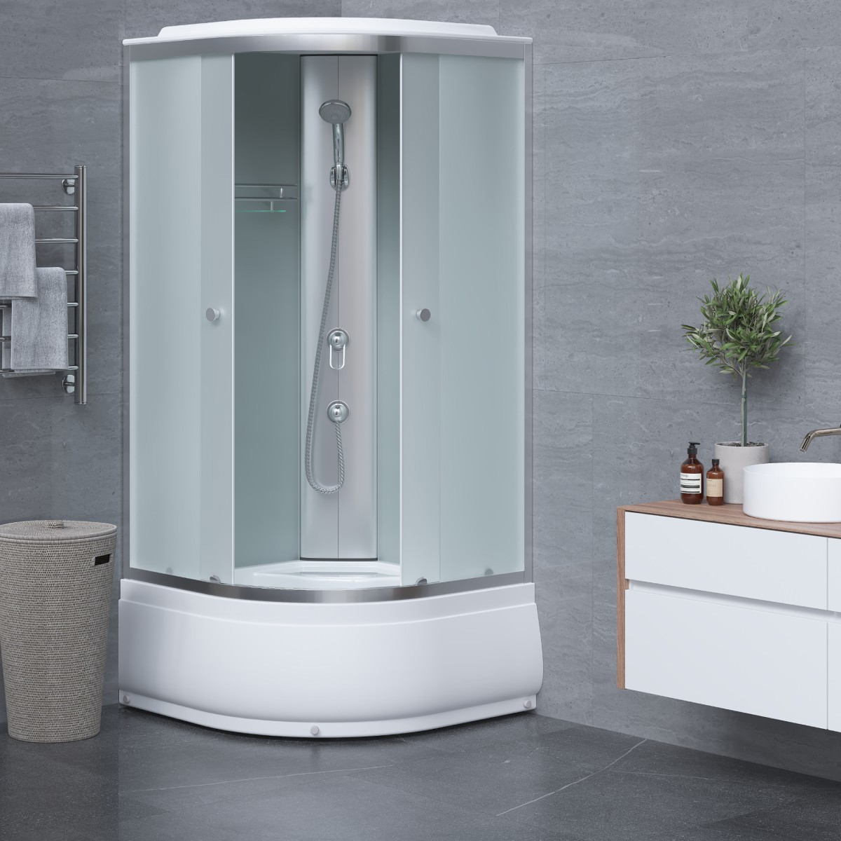 Изображение товара Душевая кабина Drop WP 90x90 см