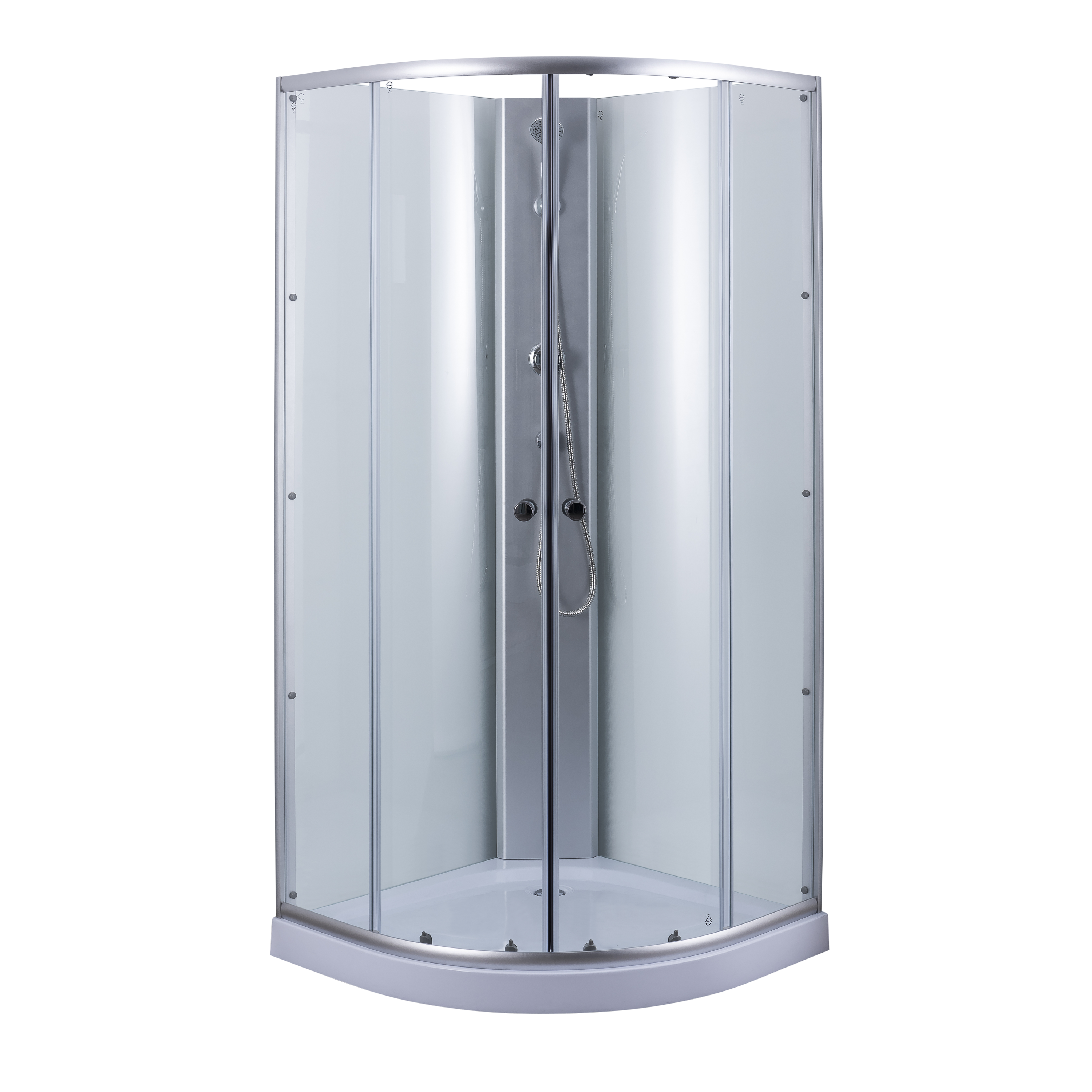 Изображение товара Душевая кабина Фиджи без крыши 85x85 см низкий поддон современная серия