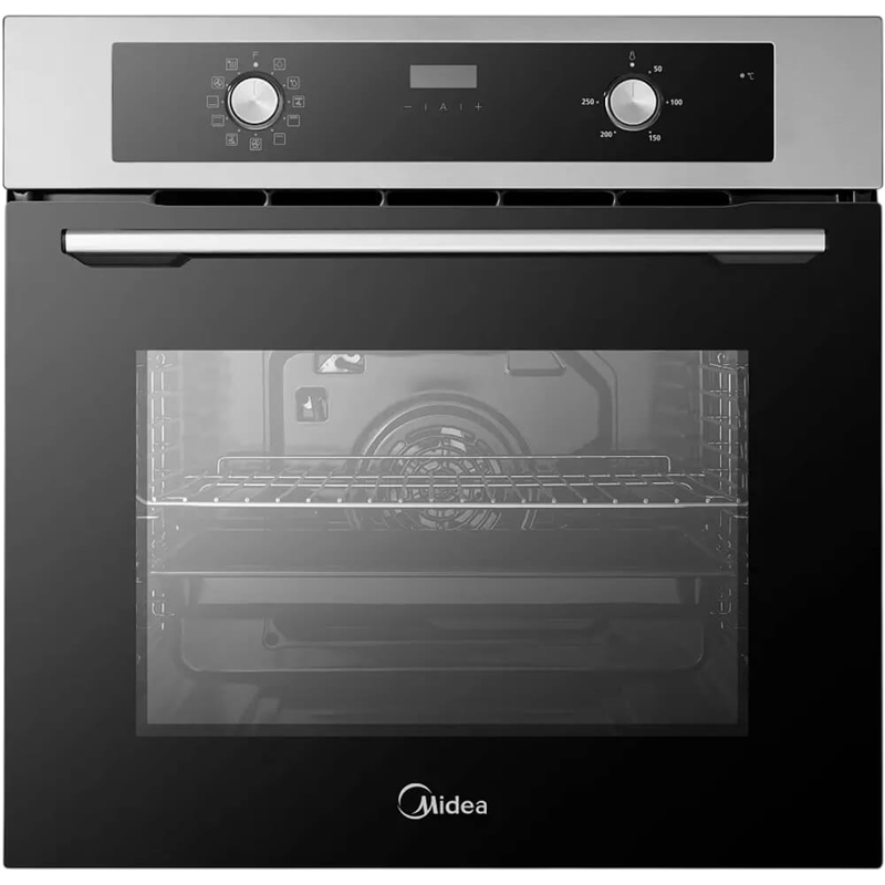Изображение товара Встраиваемый духовой шкаф Midea MO69103X 70 л электриный с паром и грилем