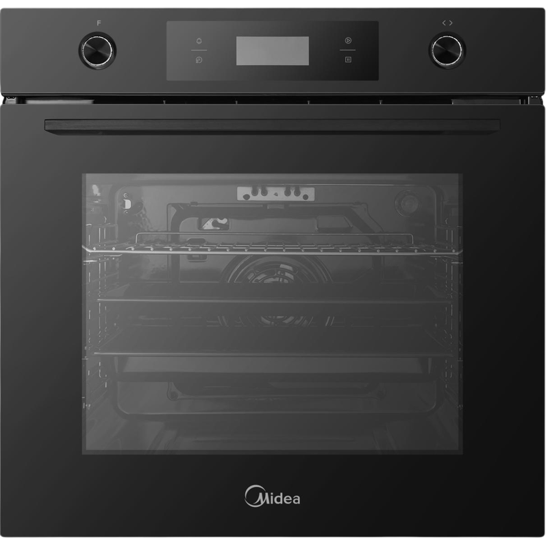 Изображение товара Встраиваемый духовой шкаф MIDEA MO78100CGB 70л черный с дисплеем