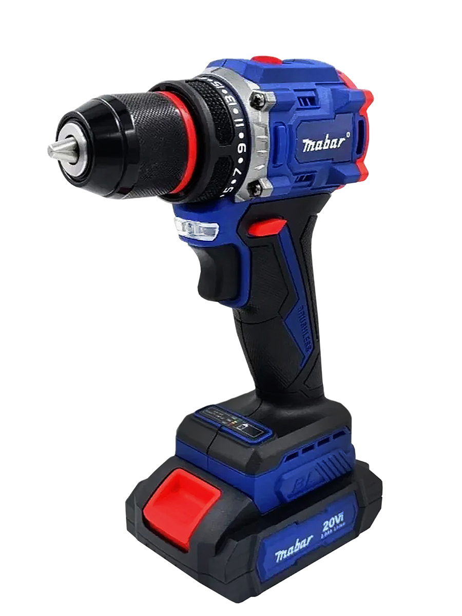 Изображение товара Аккумуляторная дрель-шуруповерт Mabar S21-MK, 18 В Li-Ion 2x2 Ач