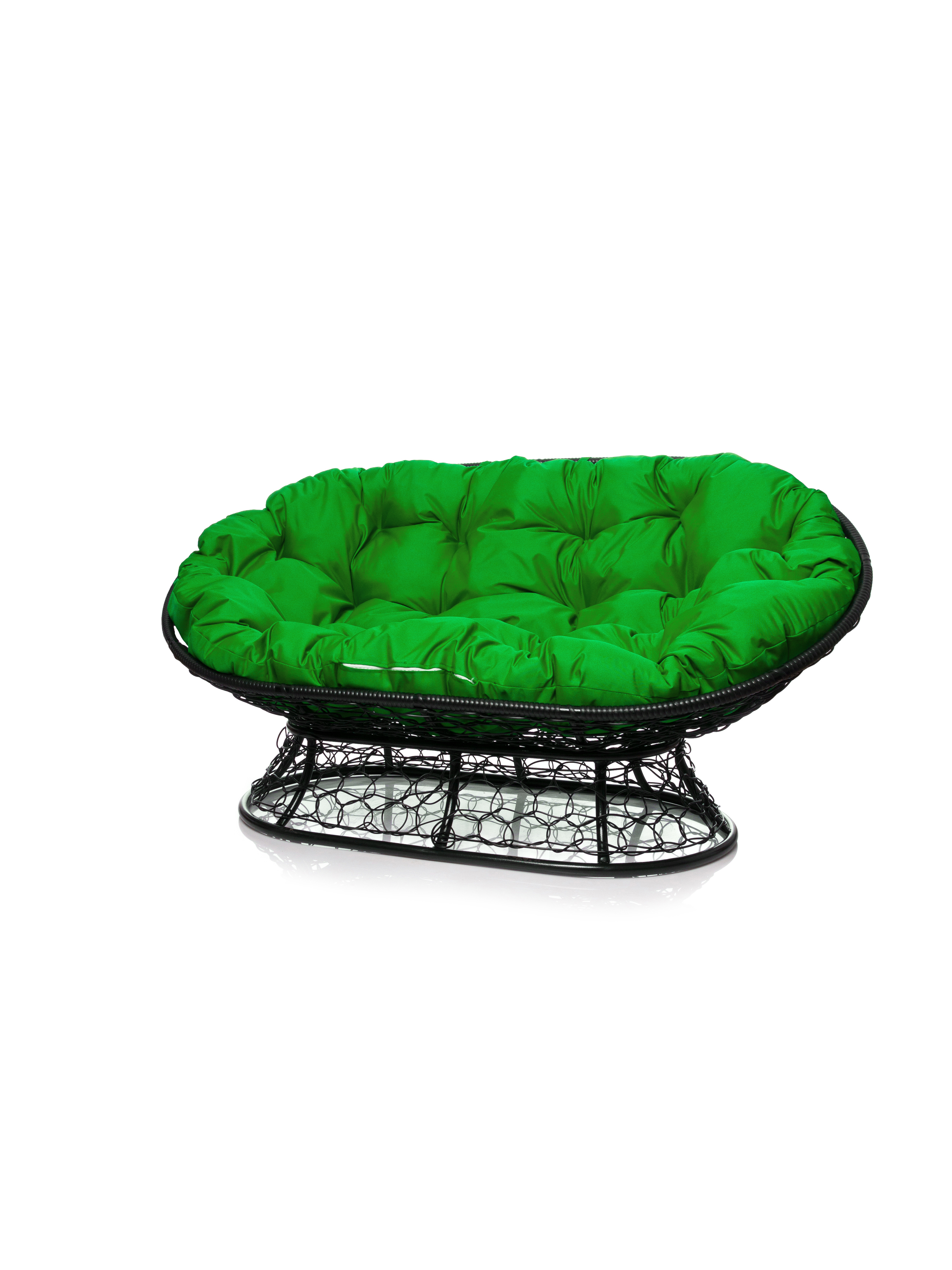 Изображение товара Садовый диван M-group 12110404 Мамасан 164 см x 104 см x 75 см сталь черный