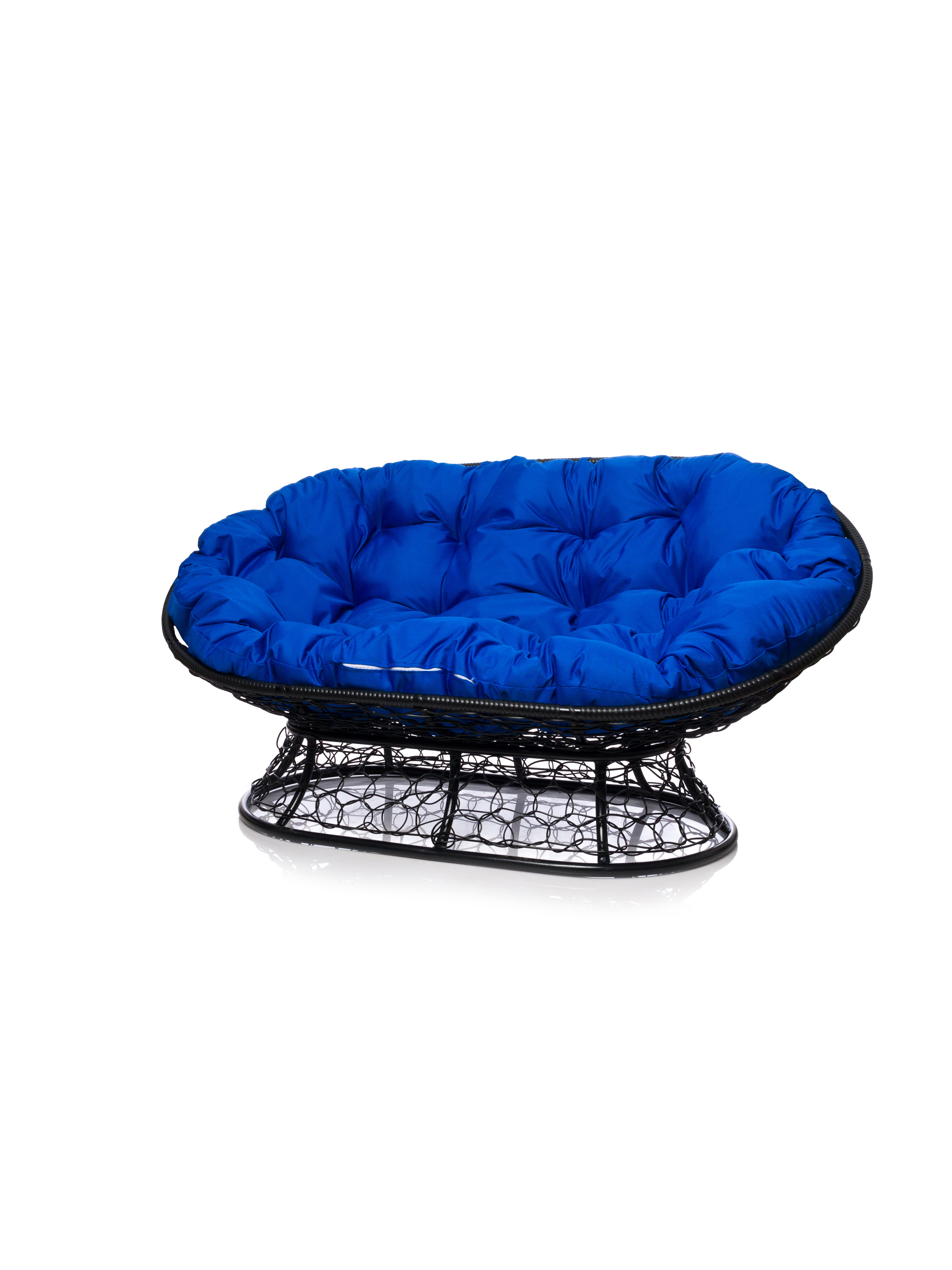 Изображение товара Садовый диван M-group 12110410 Мамасан 164 см x 104 см x 75 см сталь черный