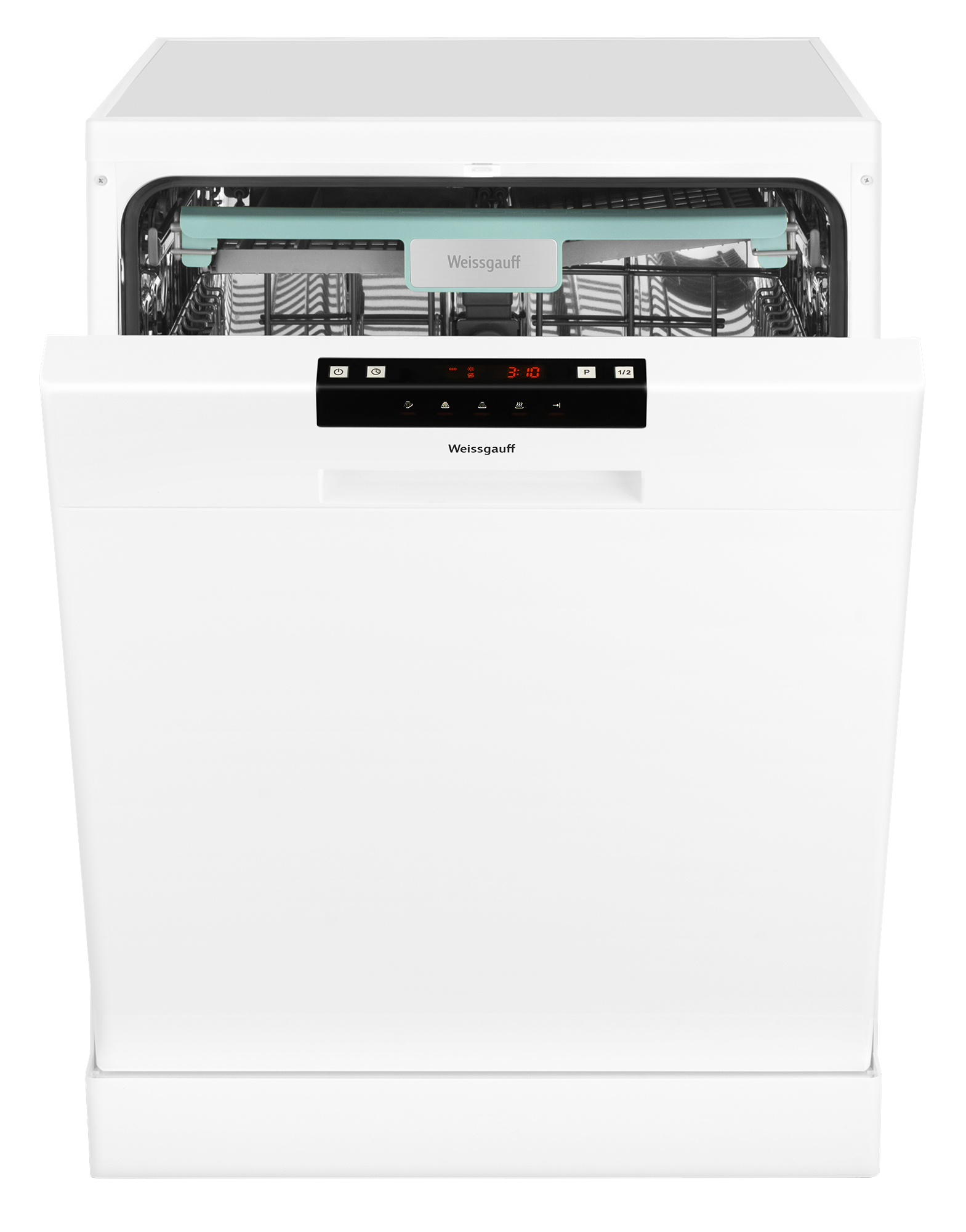 Изображение товара Посудомоечная машина Weissgauff DW 6035 14 комплектов Белая с электронным управлением