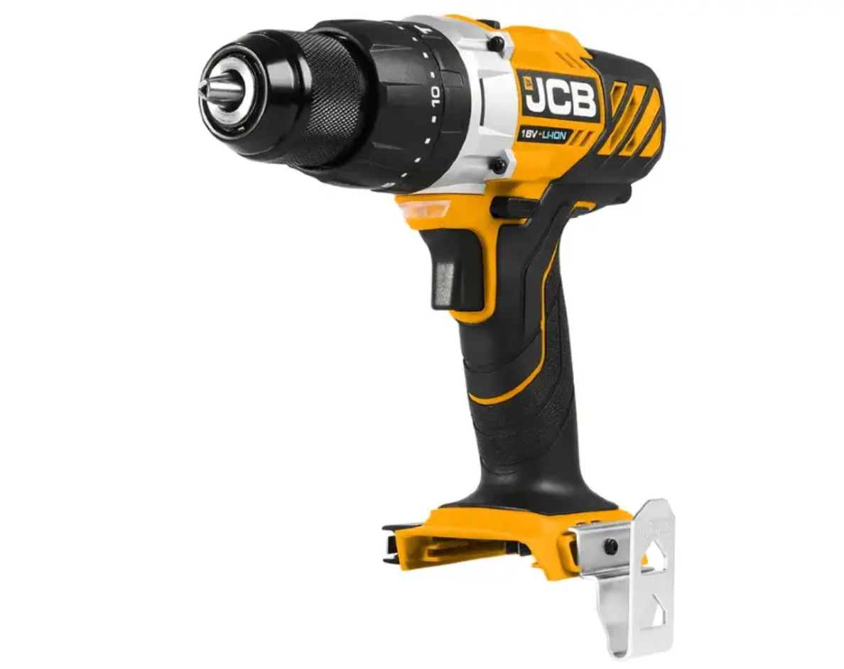 Изображение товара Аккумуляторная дрель-шуруповерт JCB JCB-18CD-2XB-E 18 В Li-Ion с ударной функцией и 45 Нм крутящим 