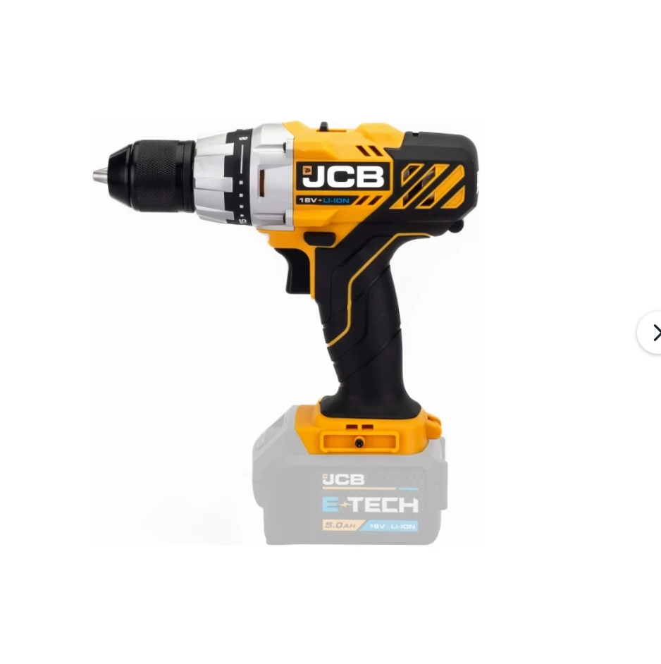 Изображение товара Дрель-шуруповерт аккумуляторная бесщеточная Jcb JCB-18DD-B-E, 18 В Li-Ion без АКБ и ЗУ
