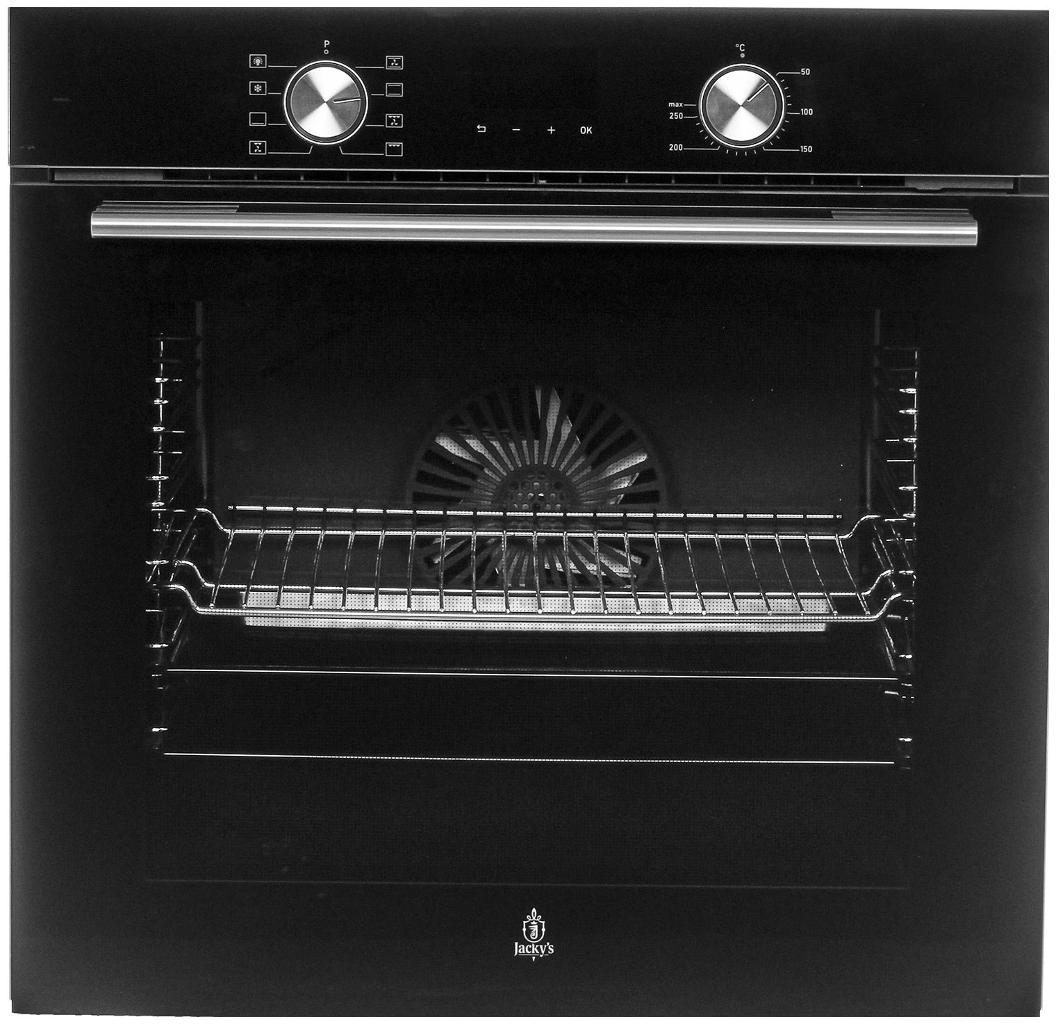 Изображение товара Встраиваемый электрический духовой шкаф Jacky`s JO EB7628 75л сенсорный черный