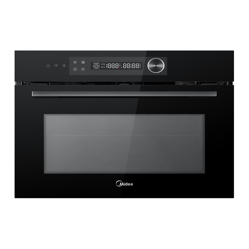 Изображение товара Встраиваемый духовой шкаф MIDEA MCO82007MBG-I 50л, черный, сенсор, СВЧ, пар