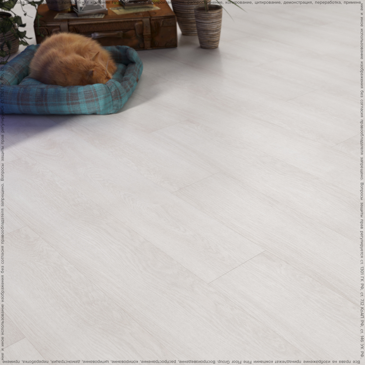 Изображение товара Кварц-виниловая плитка Fine Floor Wood Дуб Гримстад 42 класс влагостойкая