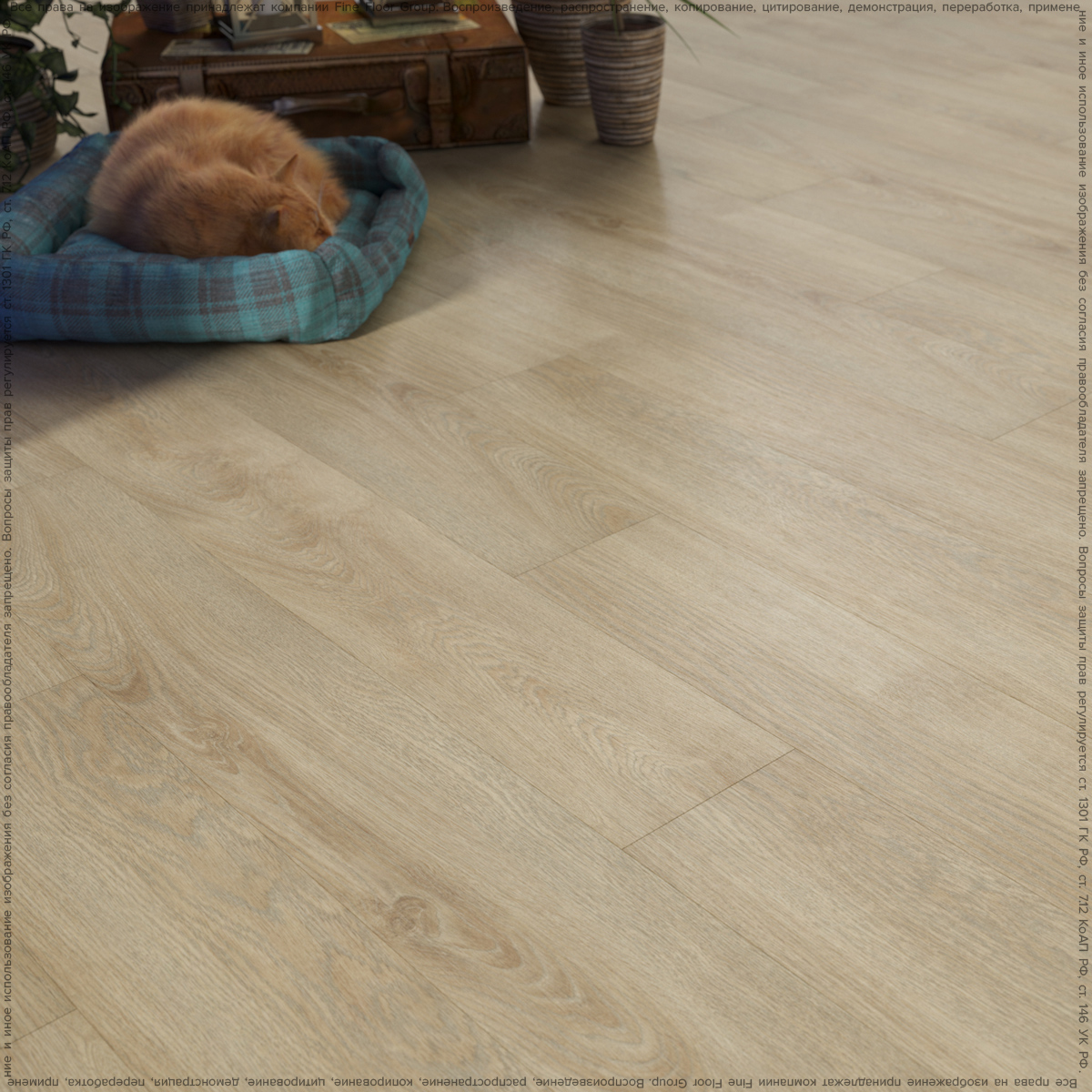 Изображение товара LVT Плитка Fine Floor Wood Дуб Лиенц 42 класс толщина 2.50 мм 3.88 м², цена за упаковку