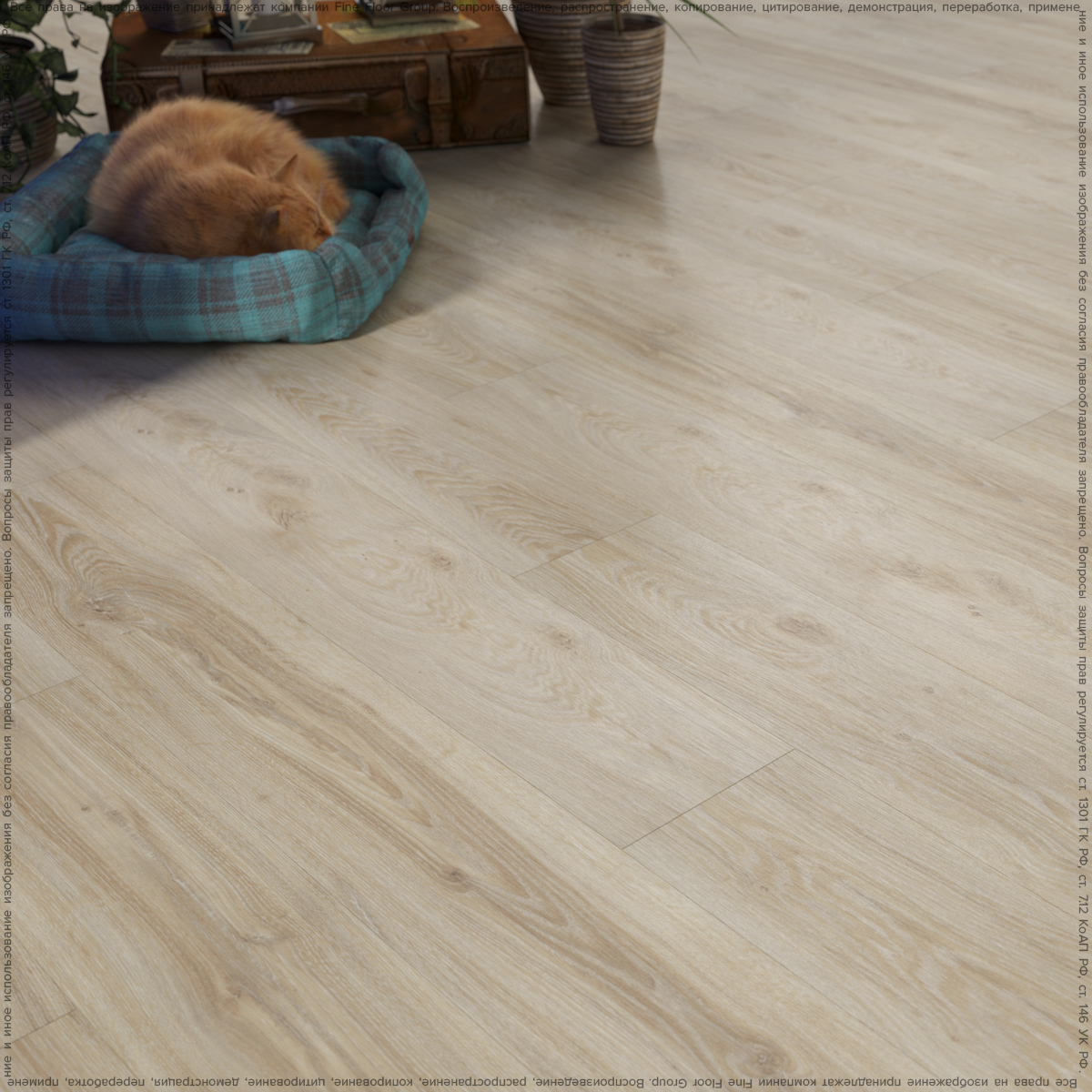 Изображение товара LVT Плитка Fine Floor Wood Дуб Листаль 42 класс влагостойкая клейкая 3.62 м²