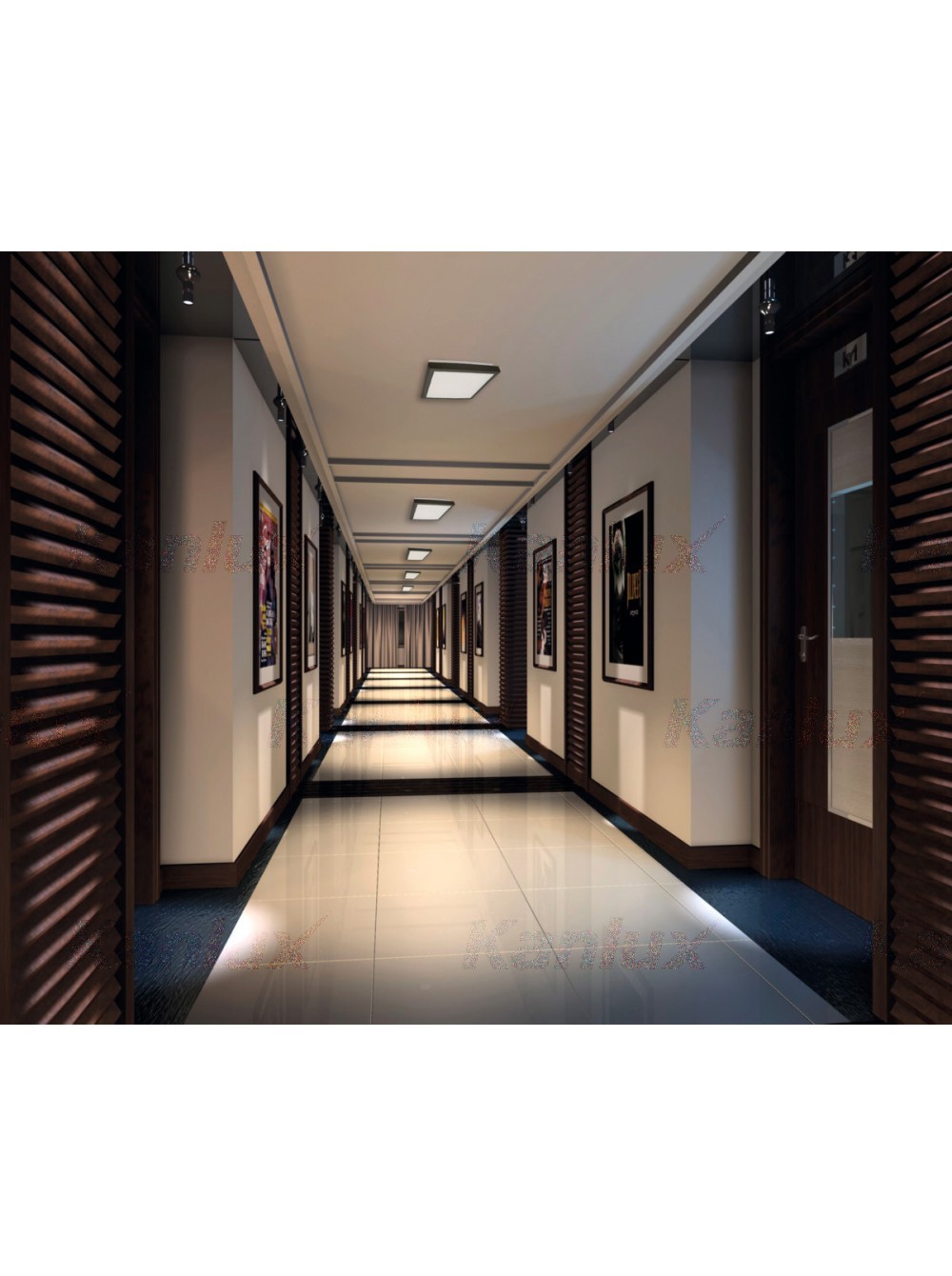 Изображение товара Потолочный светодиодный светильник KANLUX TYBIA 24644 квадратный 25W для интерьера