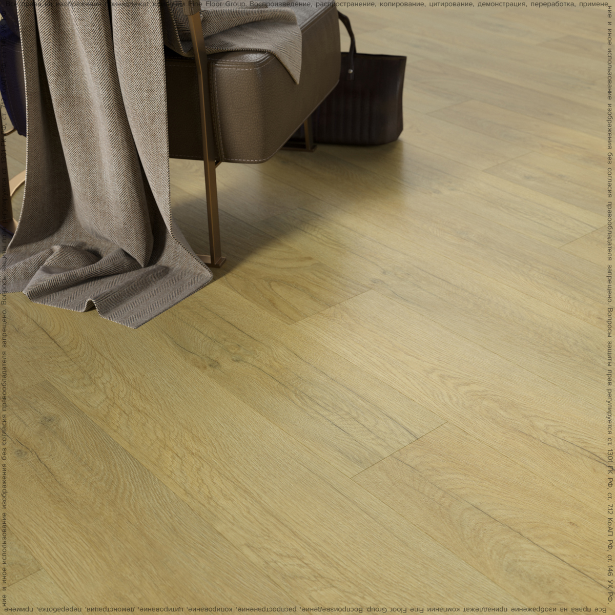 Изображение товара LVT плитка Fine Floor Rich Дуб Олиб 42 класс влагостойкая с рельефом 19.6 см 132 см 0.55 мм