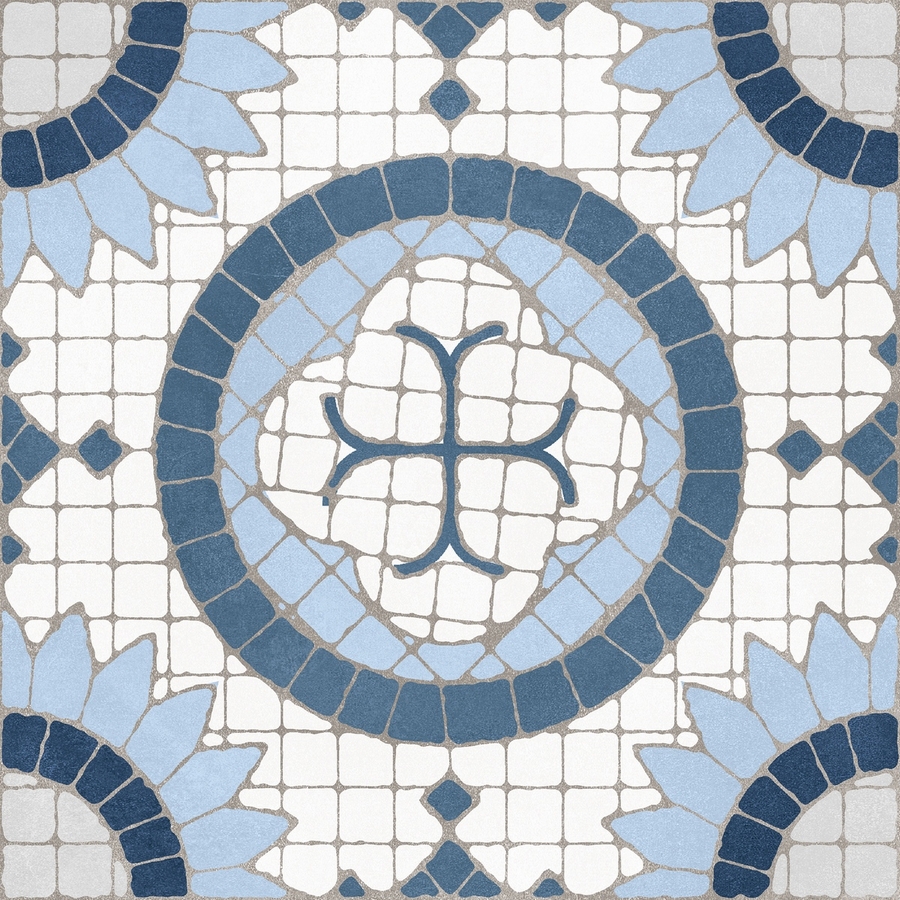 Изображение товара Керамогранит Motto Monotone N100115 20x20 см голубой для стен и пола