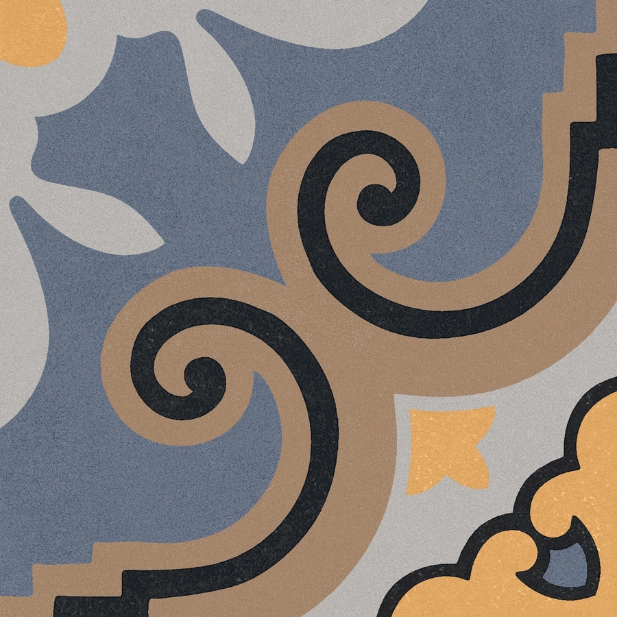 Изображение товара Керамогранит Motto Monotone N100107 20x20см синий для внутренней и наружной облицовки