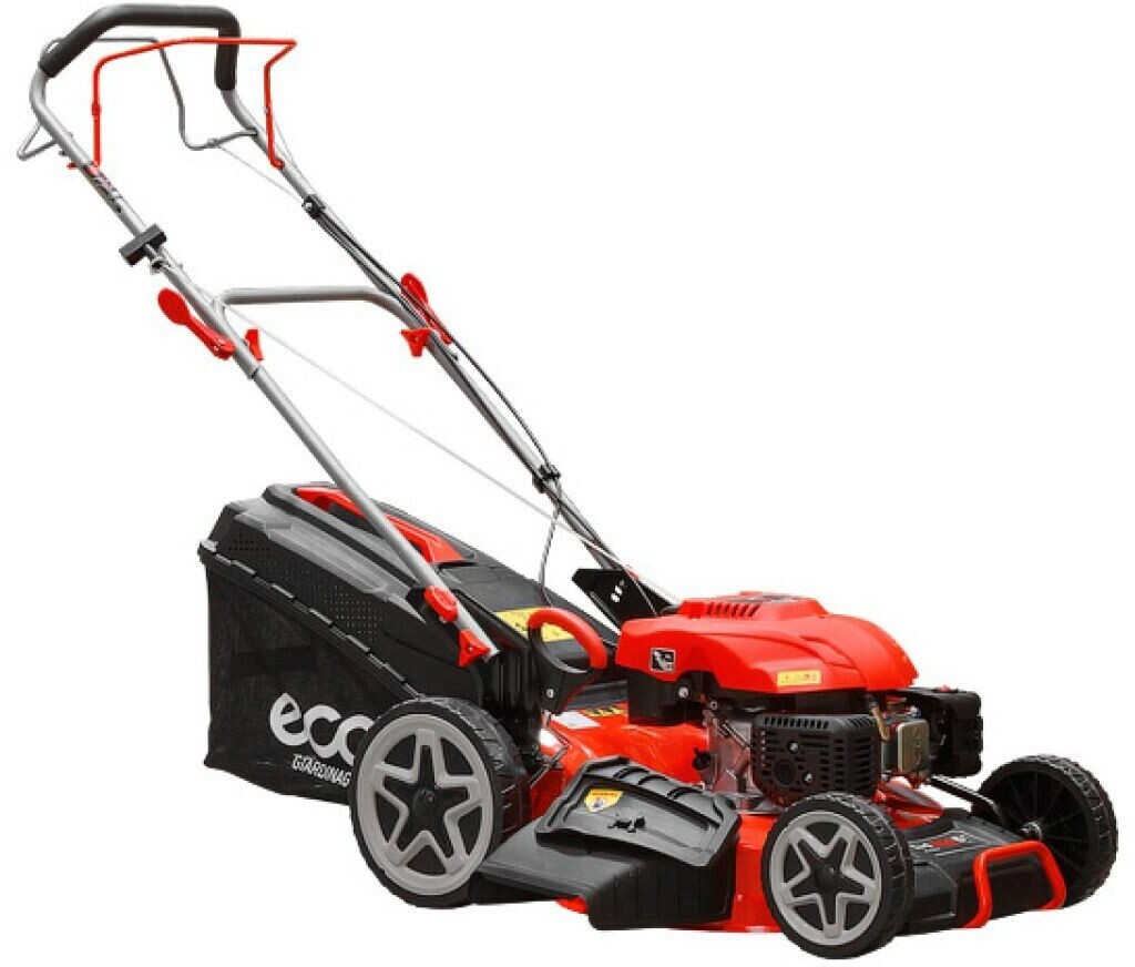 Изображение товара Газонокосилка бензиновая ECO LG-734 с мощным двигателем и травосборником
