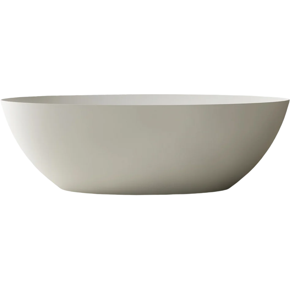 Изображение товара Ванна Abber Stein AS9625-1.6 160x75 см на ножках акриловая овальная цвет белый