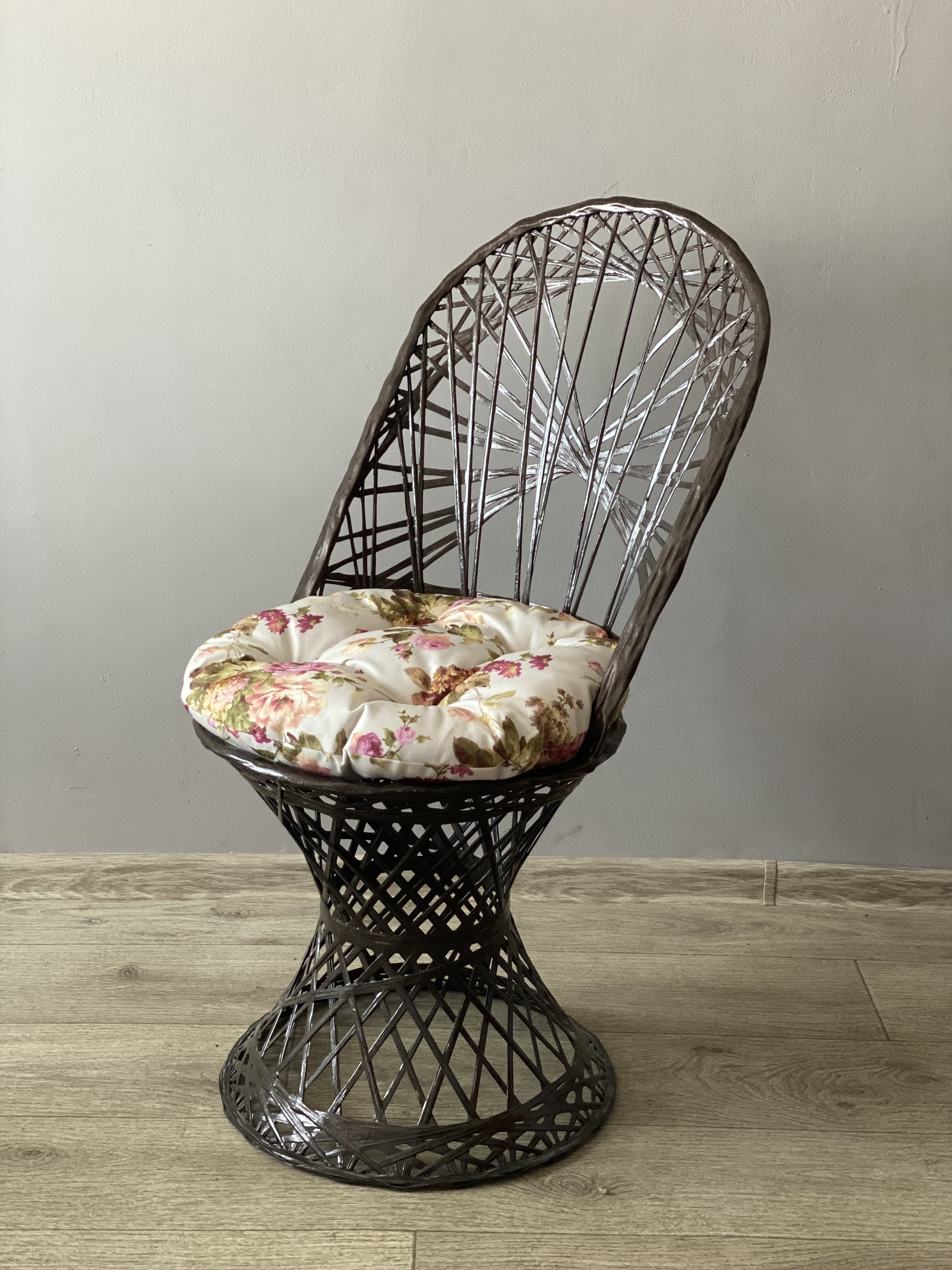 Изображение товара Кресло садовое Ajurio КП_02-3 Provance 44 см x 61 см x 96 см текстиль коричневый