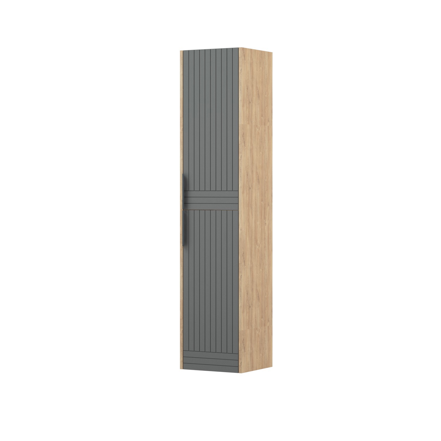 Изображение товара Корузо Инди 35 Пенал подвесной универсальный шкаф пенал для ванной 35x30x158 см