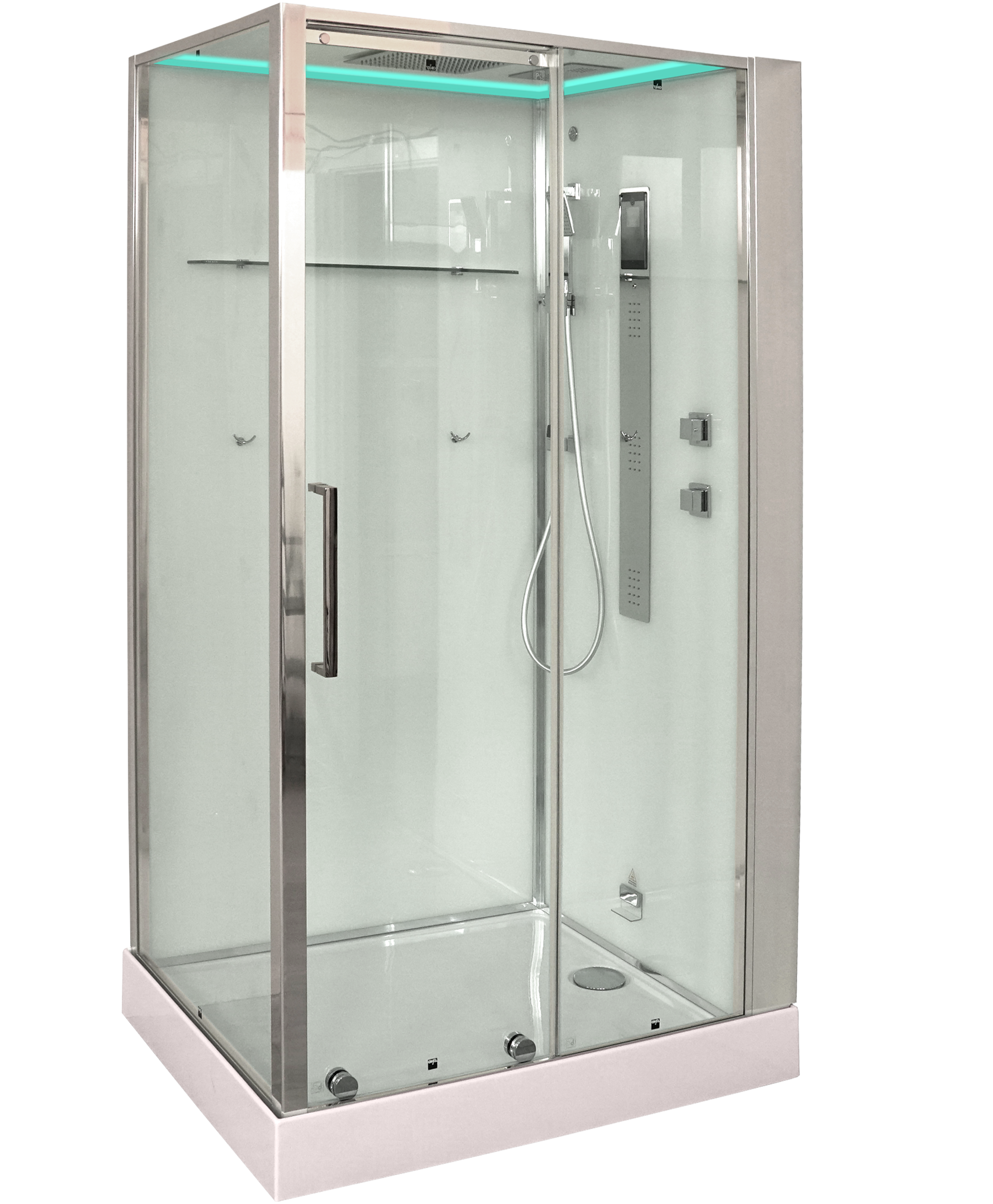 Изображение товара Душевая кабина Timo Premium HELMA L с хамам и хромотерапией 90x120x220