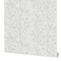 Изображение товара Обои флизелиновые Фрейя серые 1.06 м 78018-14