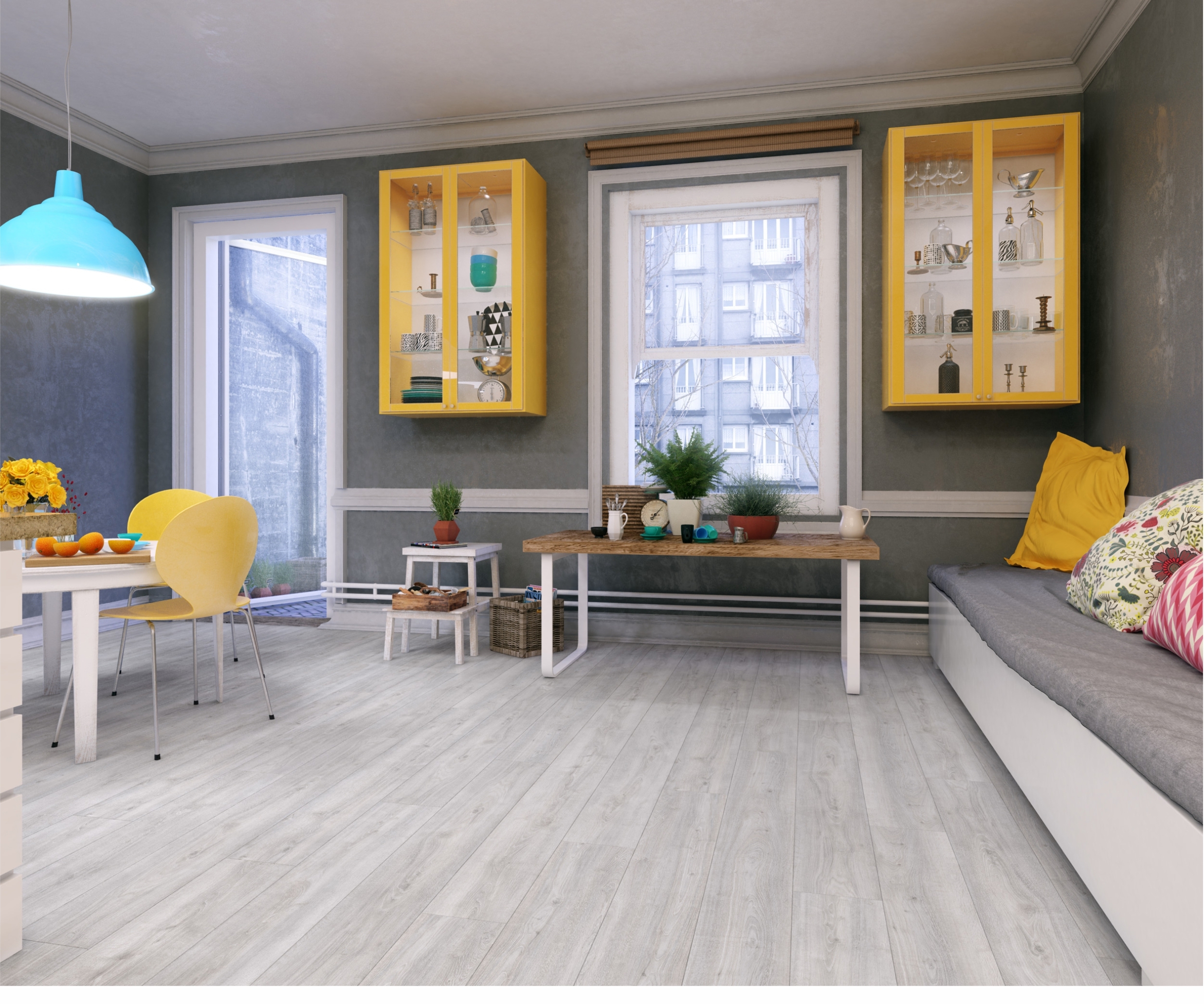 Изображение товара Ламинат Greenwald Romantica Дуб Санторини 33 класс 8 мм с фаской 2.098 м2