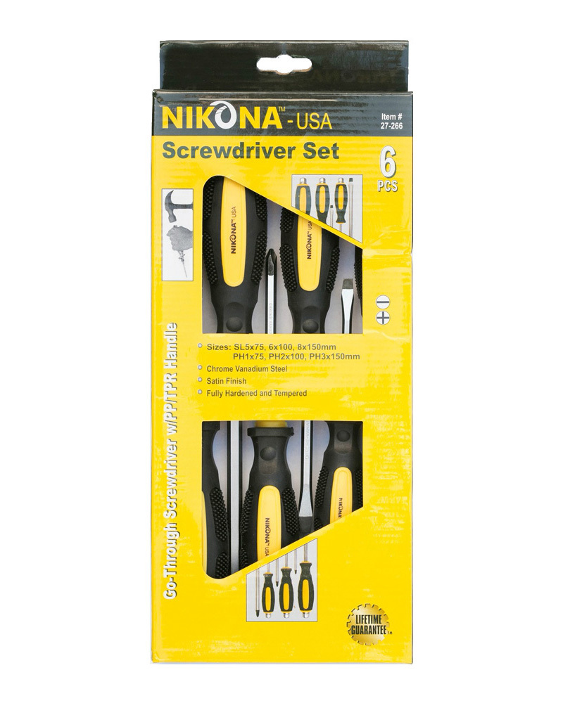 Изображение товара Набор отверток Nikona 27-266, 6 шт