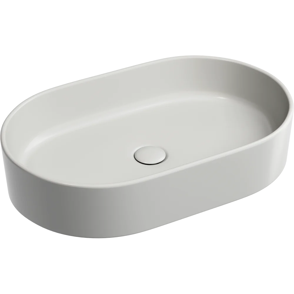 Изображение товара Раковина накладная Ceramica Nova Element CN6048MSG серый матовый 60.8 см