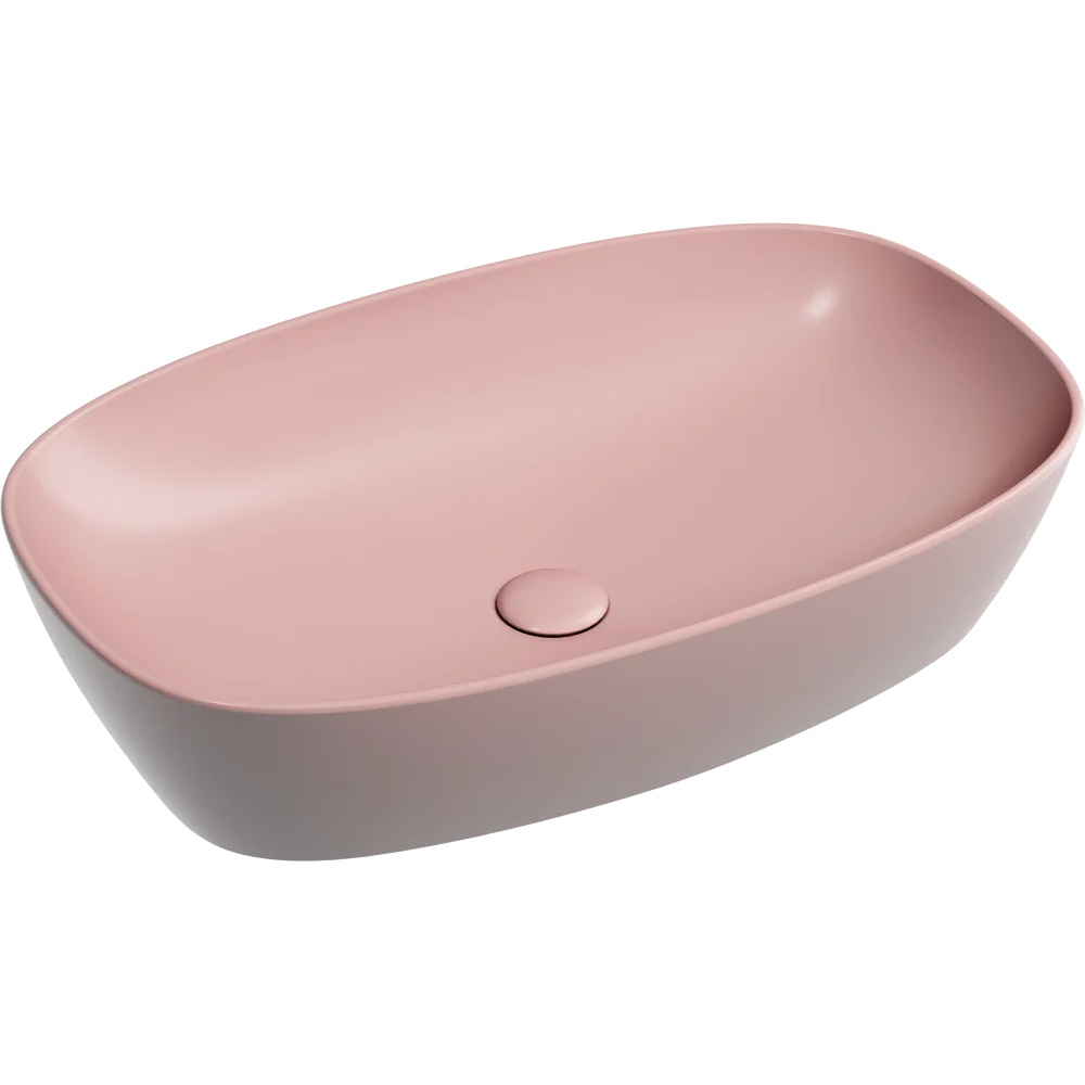 Изображение товара Раковина накладная Ceramicanova Element CN6049MP розовая матовая 60 см
