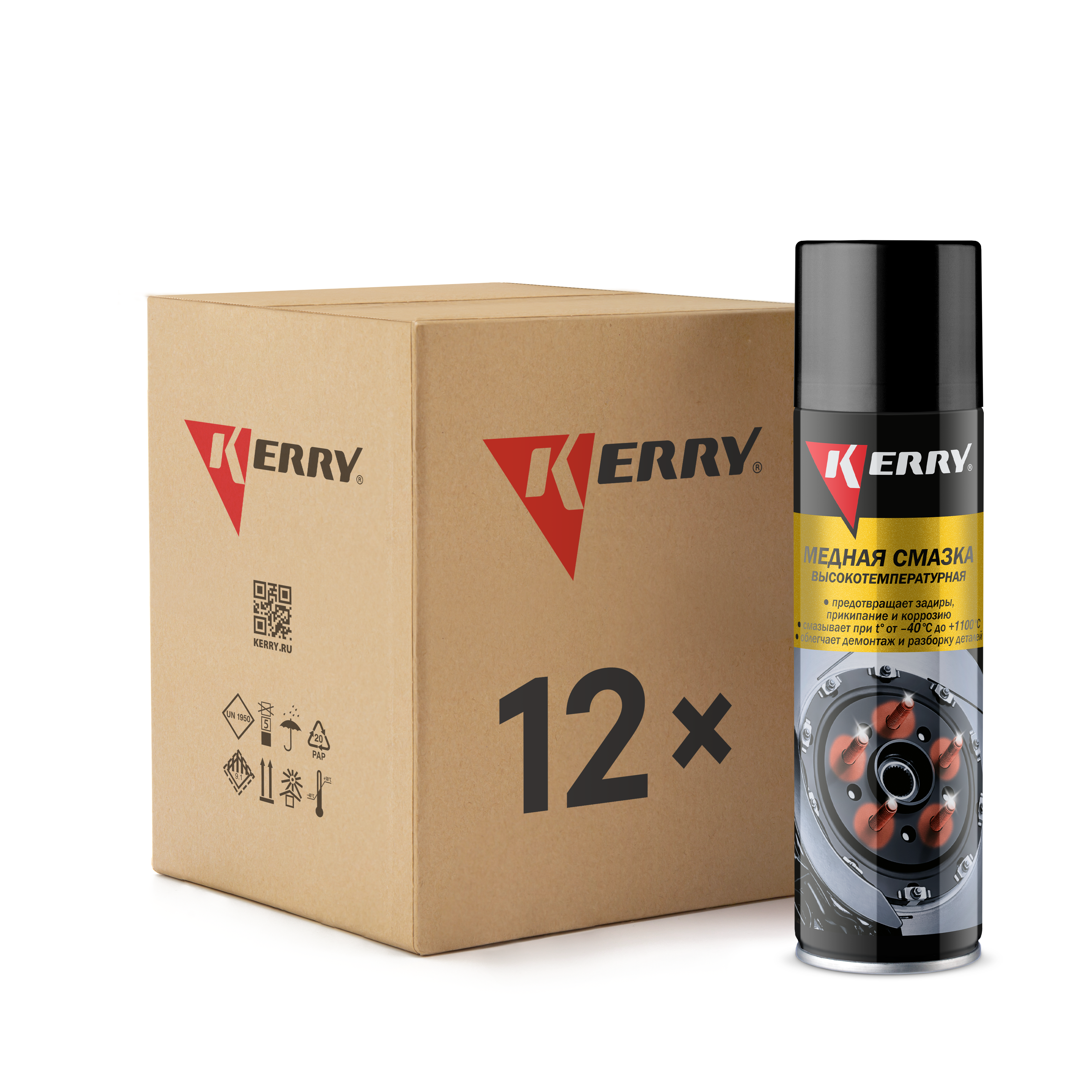 Изображение товара Смазка медная высокотемпературная Kerry 335 мл