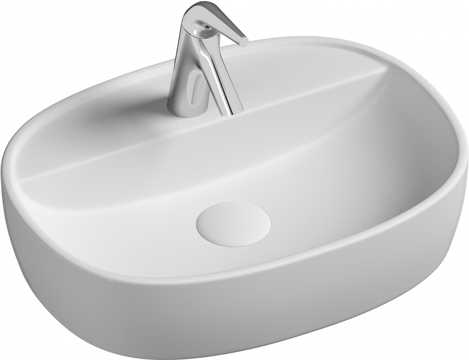 Изображение товара Раковина накладная Ceramicanova Element CN6036 50см