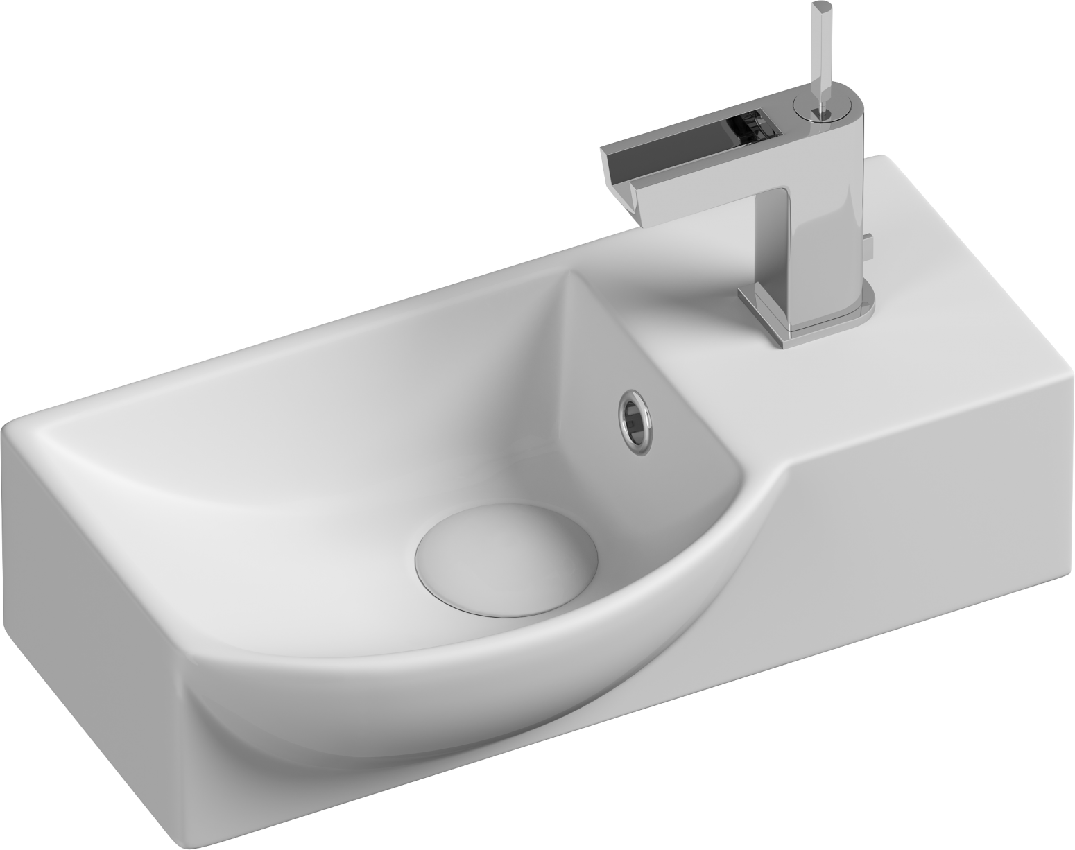 Изображение товара Раковина CERAMICANOVA Element CN6039L 40x22 см