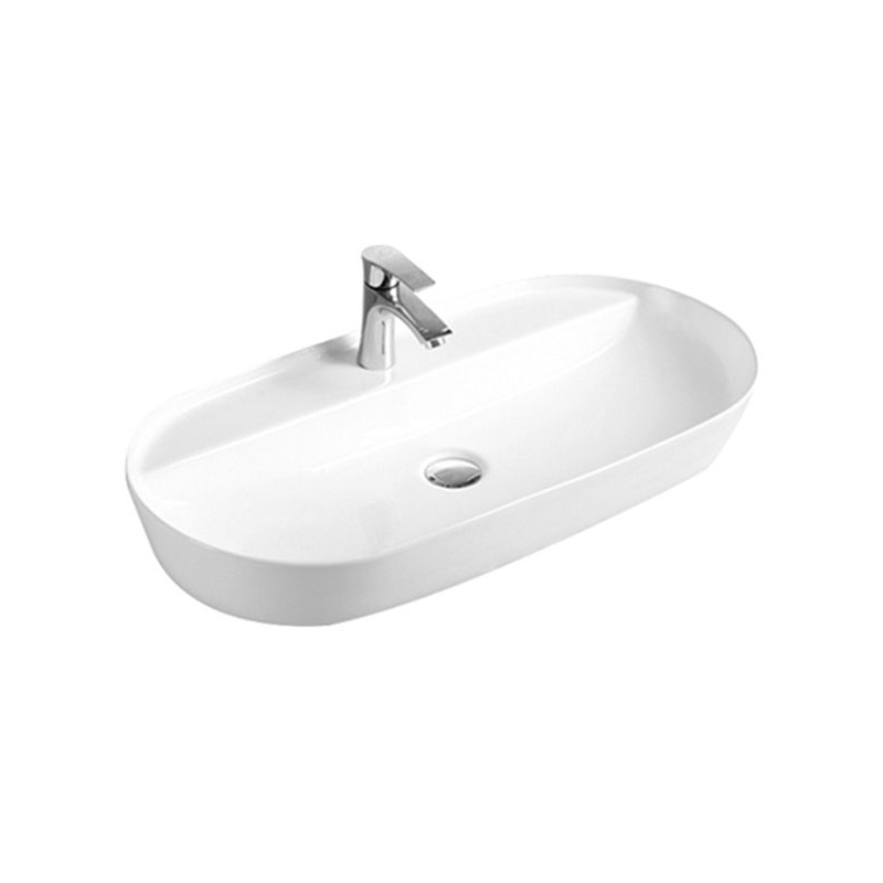 Изображение товара Раковина накладная CeramaLux 82 D1347 белая