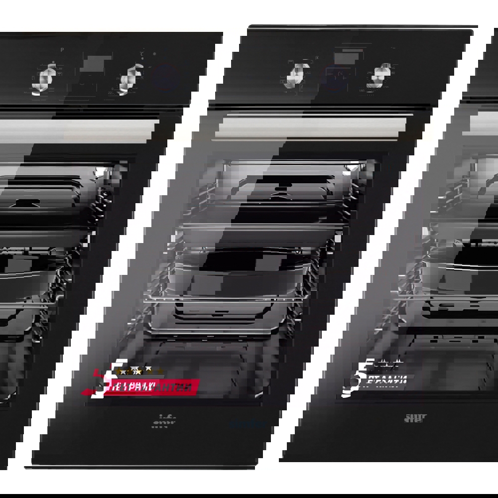 Изображение товара Электрический встроенный духовий шкаф SIMFER B6ES58016 60л черный