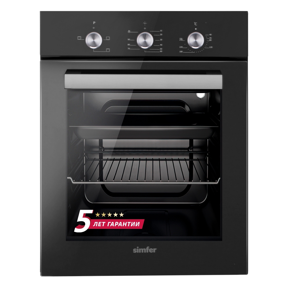 Изображение товара Электрический встроенный духовочный шкаф SIMFER B4EB14006 49 л черный