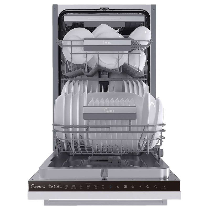 Изображение товара Встраиваемая посудомоечная машина Midea MID45S440i 45 см Сенсор WiFi Изображение товара Встраиваемая посудомоечная машина Midea MID45S440i 45 см Сенсор WiFi