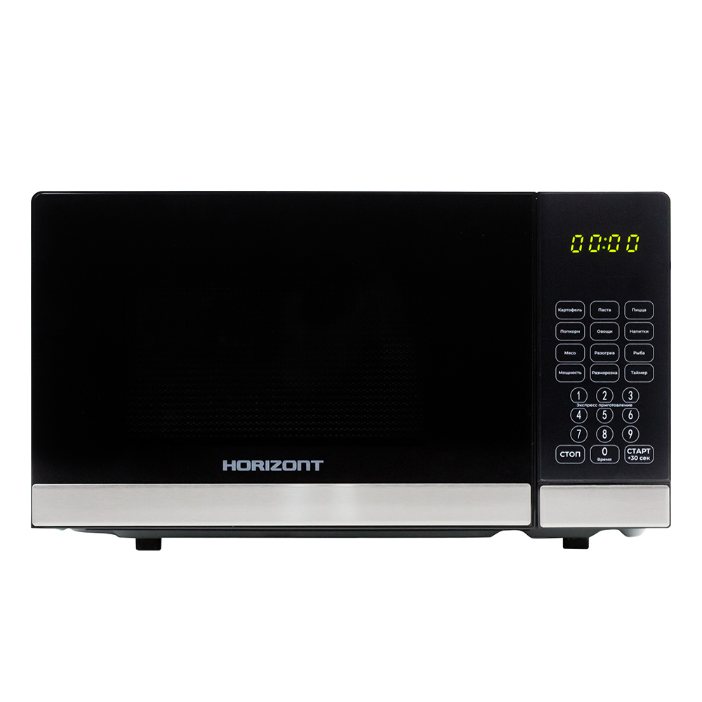 Изображение товара Отдельностоящая микроволновая печь Horizont HSD202B 20 л 45.6x26.3x32.6 см цвет черный