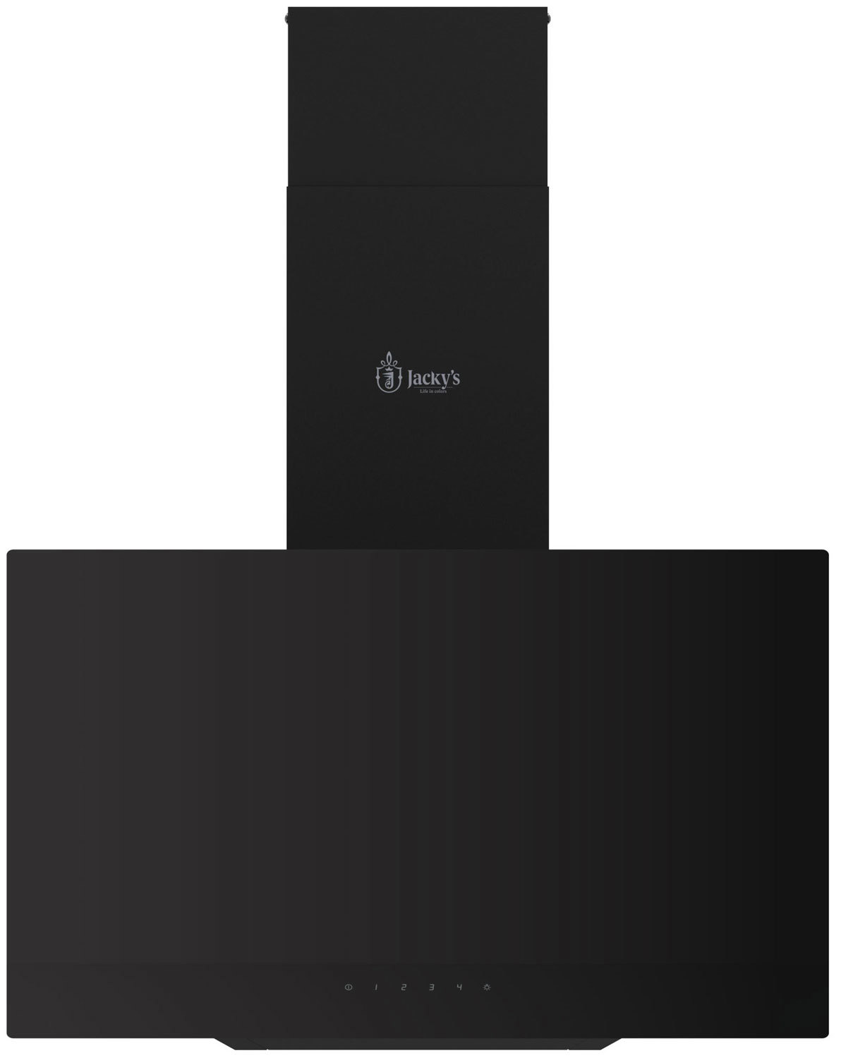 Изображение товара Вытяжка Jacky`s JV WB691 59.5 см черная стеклянная с высокой мощностью 950 м3/ч