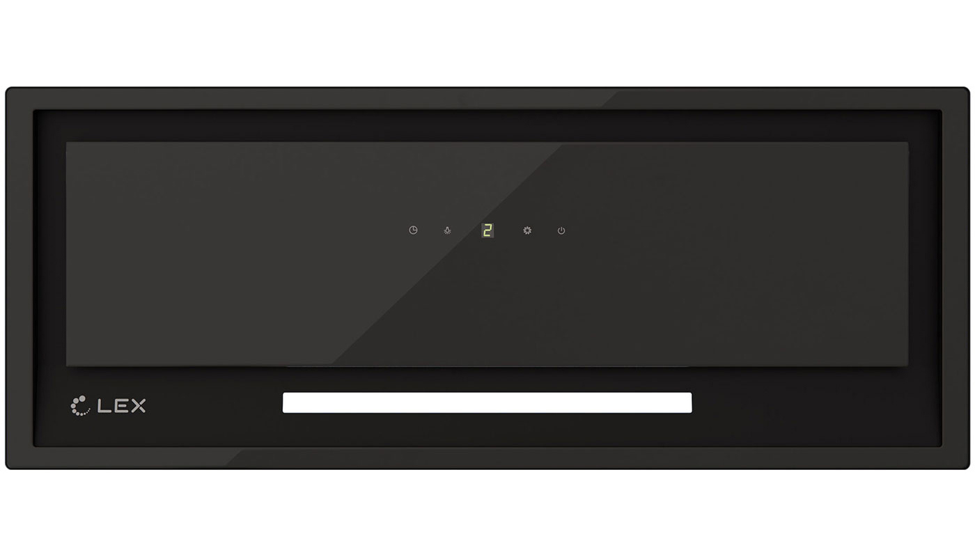 Изображение товара Вытяжка Lex HYPER 900 GS BL черная с сенсорным управлением, 1050 м³/ч
