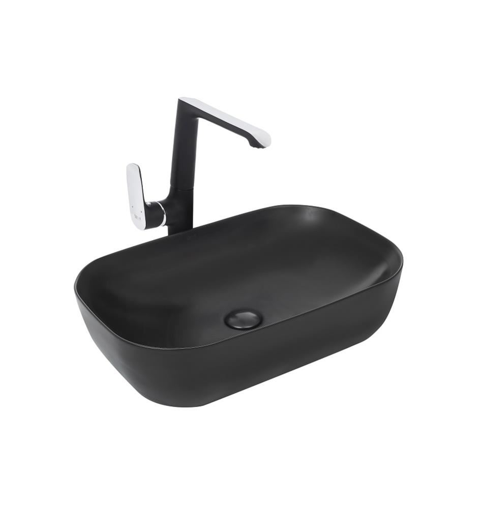 Изображение товара Раковина накладная WeltWasser Elbach M21433 MB 61см