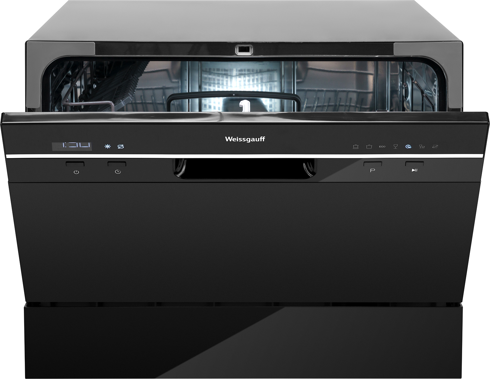 Изображение товара Посудомоечная машина 7 программ 6 комплектов 55 см Weissgauff TDW 4017 D цвет черный