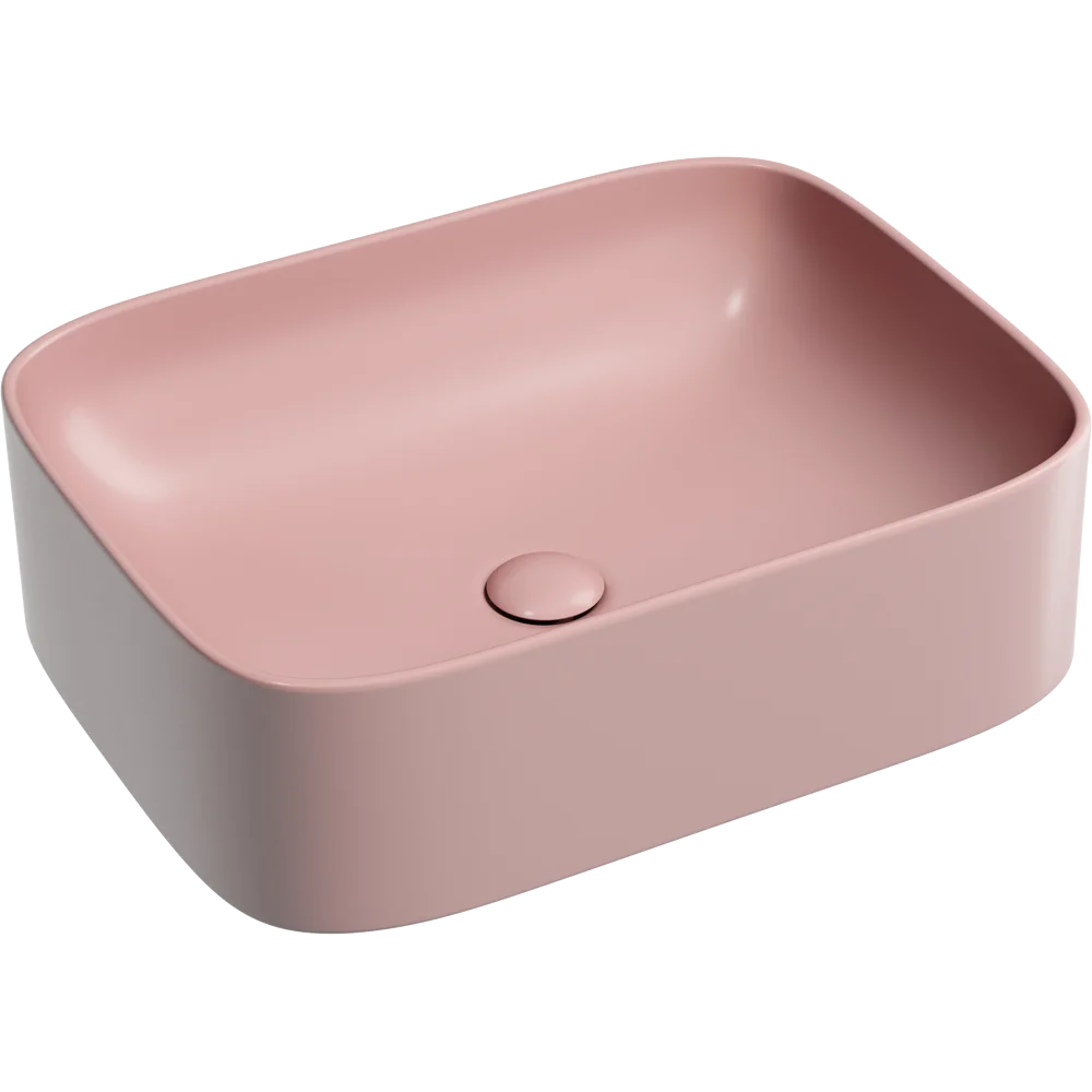 Изображение товара Раковина накладная Ceramica Nova Element CN6052MP розовая матовая 50.5 см для ванной