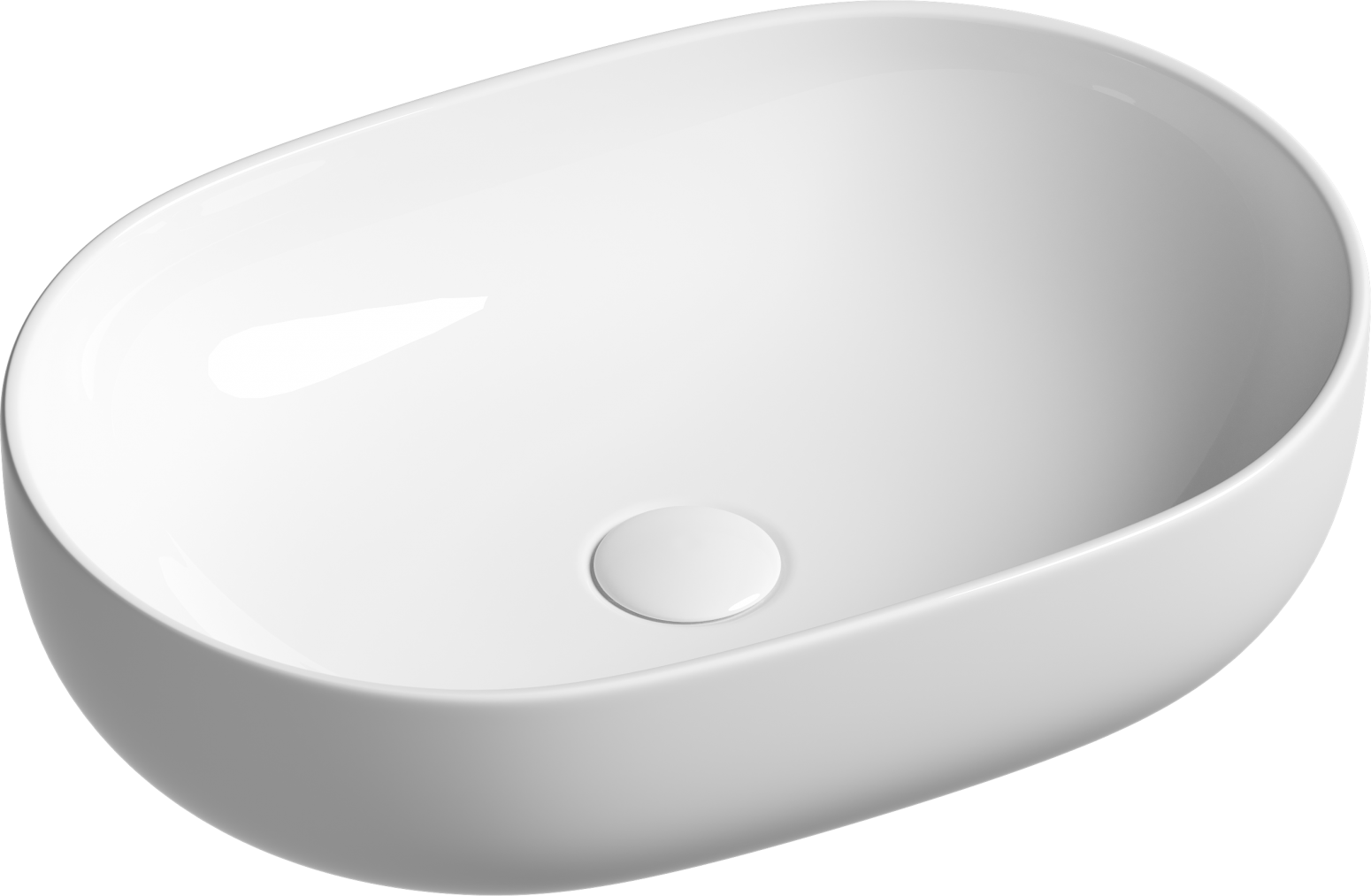 Изображение товара Раковина накладная Ceramica Nova Element CN6047 60см белая современный дизайн