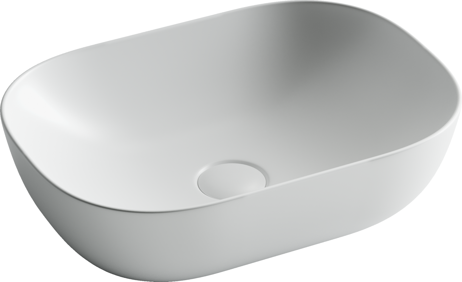 Изображение товара Раковина накладная Ceramica Nova Element CN6009MW белый матовый 45 5 см