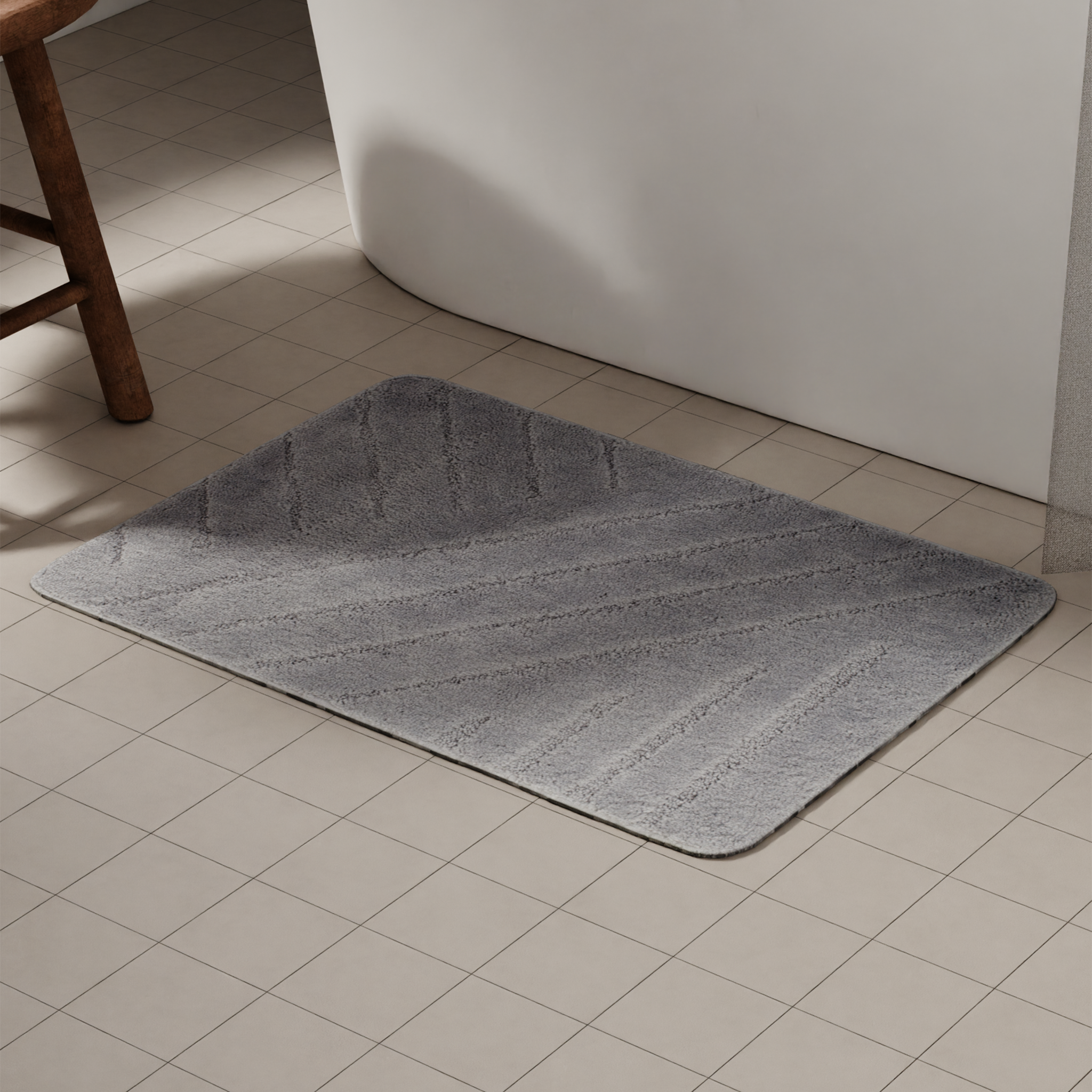 Изображение товара Коврик для ванной Iddis Concrete LM03P58i12 50x80 см цвет серый