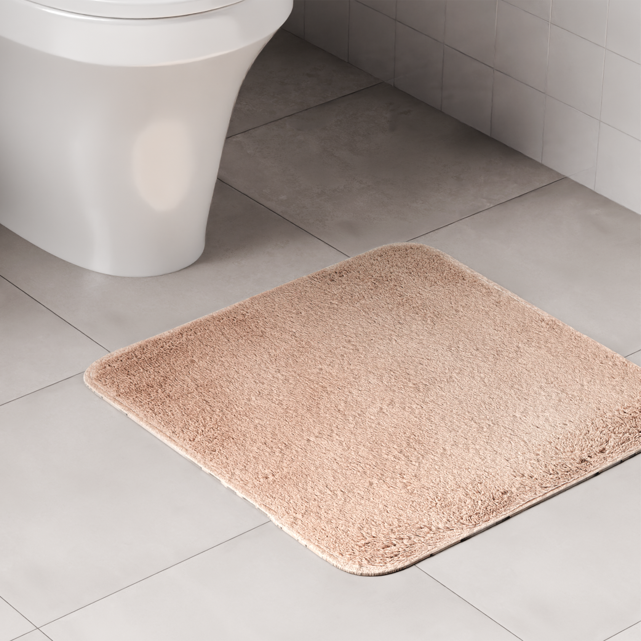 Изображение товара Коврик для туалета Swensa Swanny Moon SWM-2400BG-T 50x50 см серо-бежевый