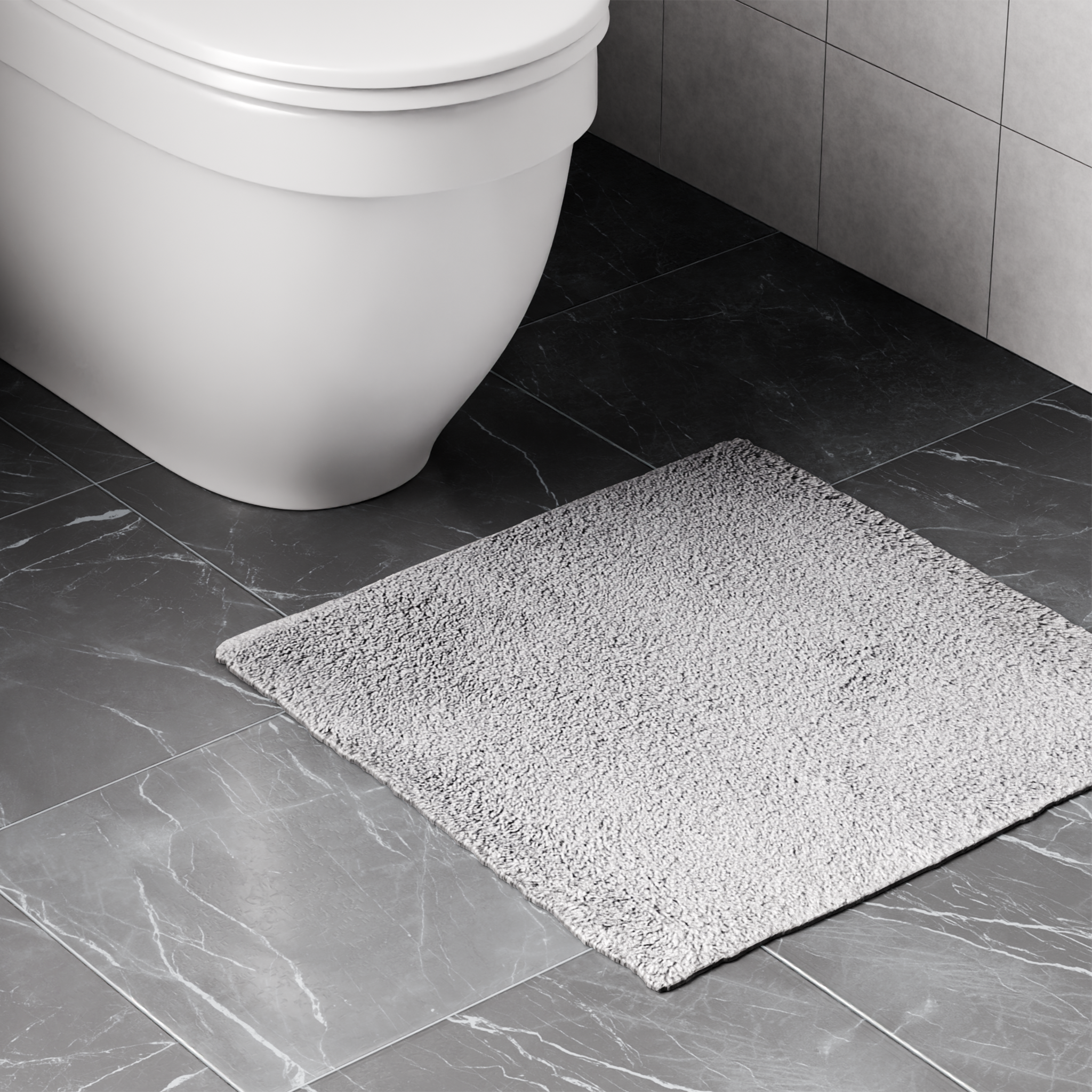 Изображение товара Коврик для туалета Lemer Lepontine 50x50 см серый