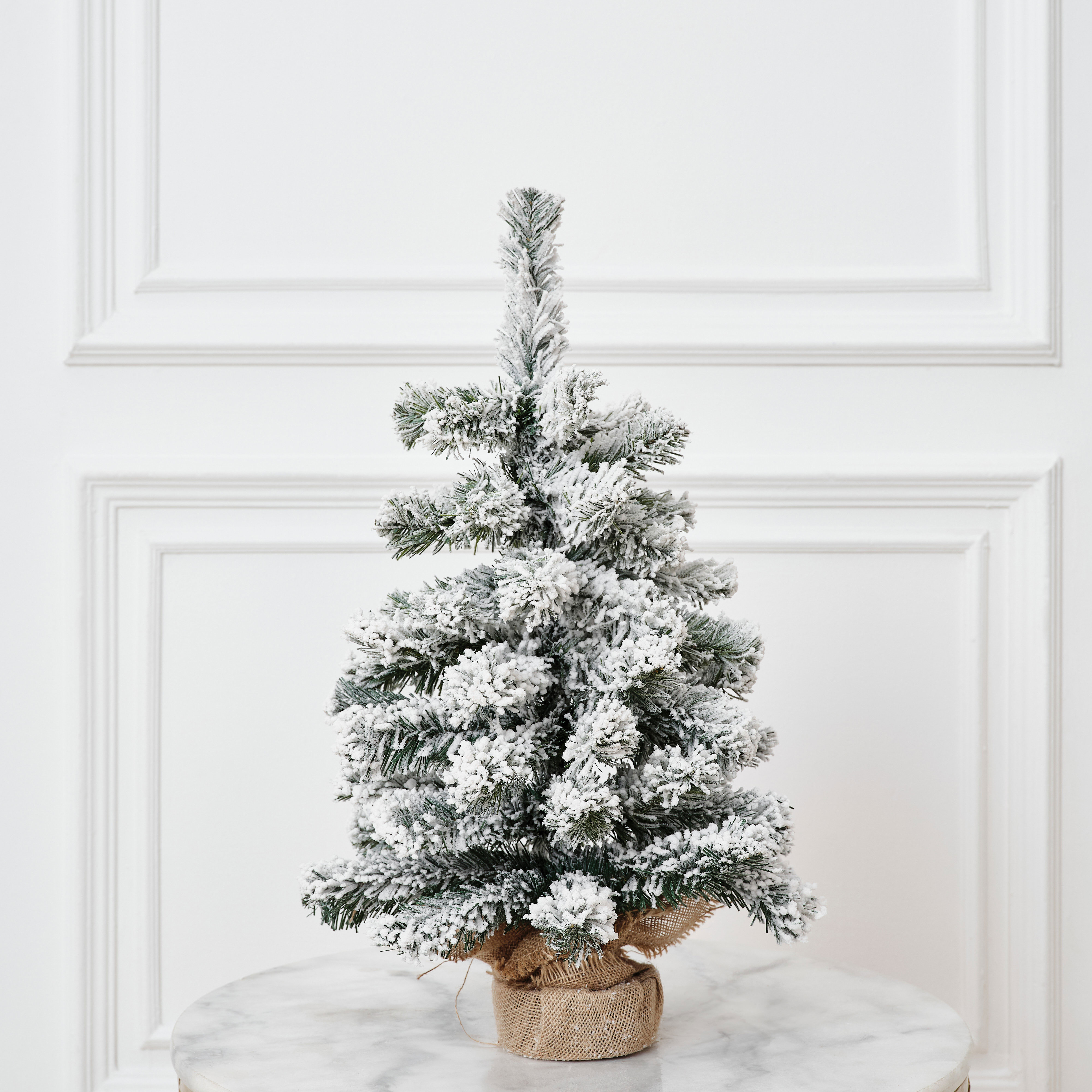 Изображение товара Ель новогодняя искусственная Binoshe Petit Blanche заснеженная 60 см